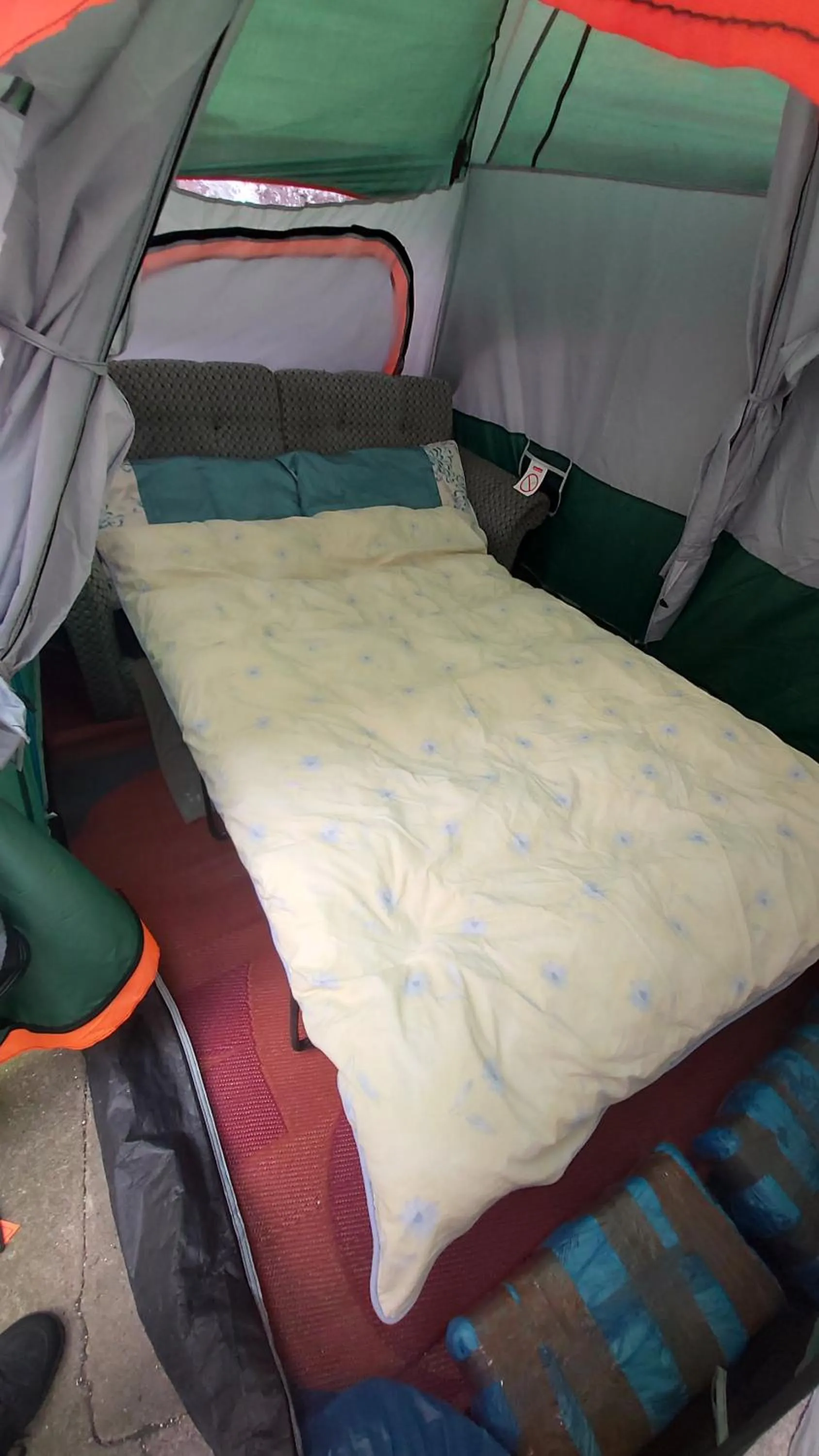 Bed in Phoenix Nights Guest House