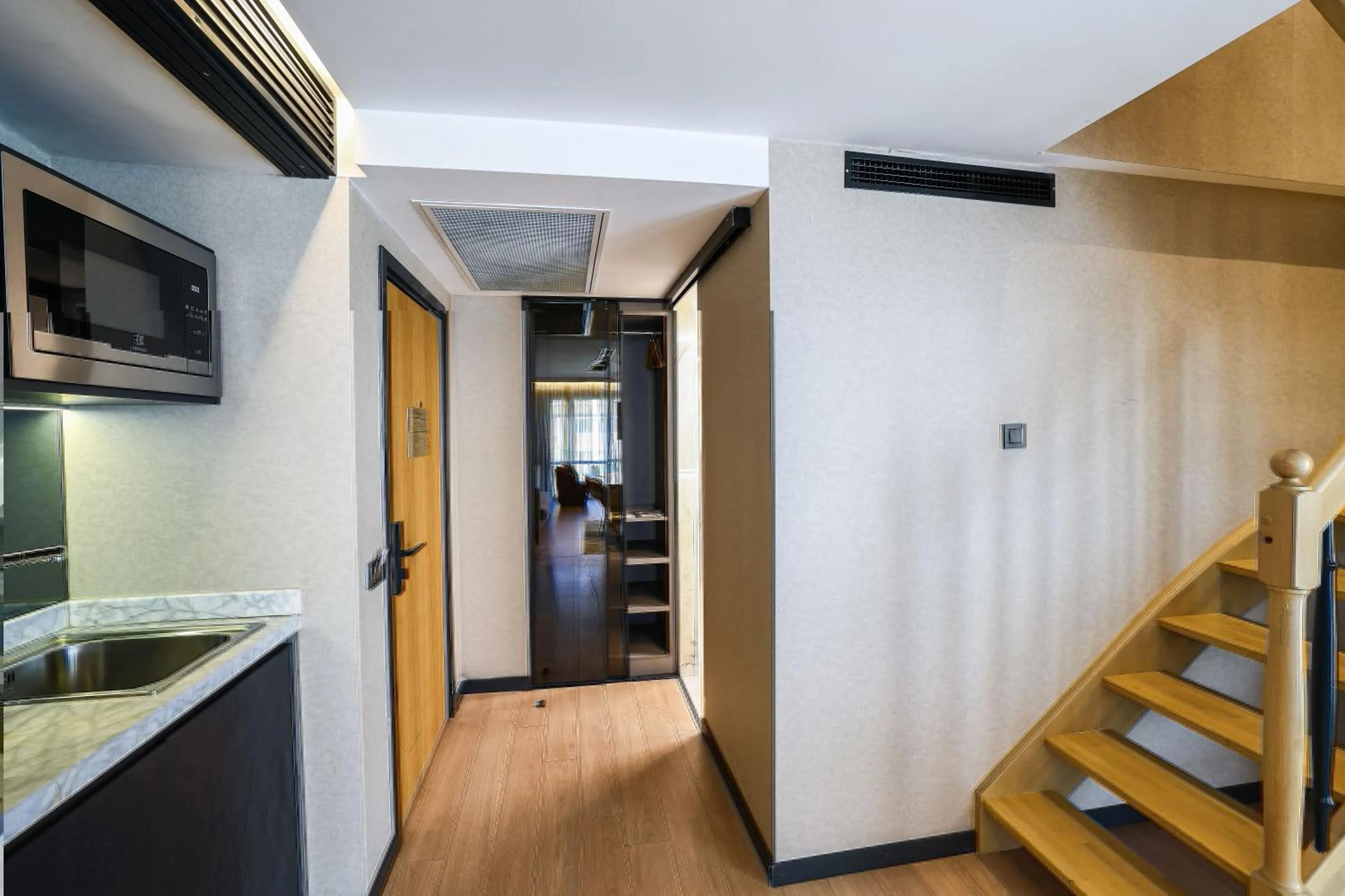 Kitchen or kitchenette in Broyt Hotel