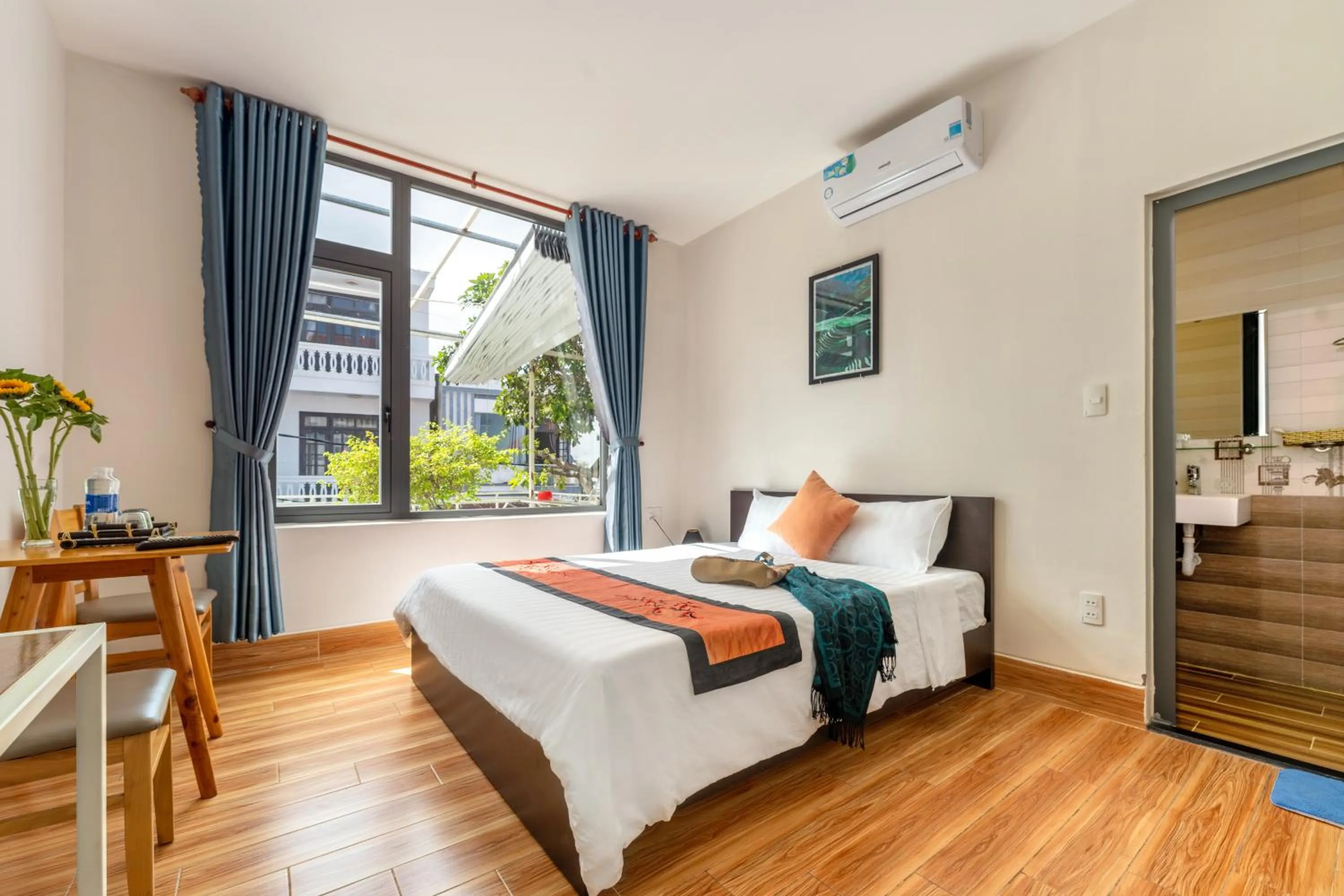 Bed in Lavila Homestay Hoi An