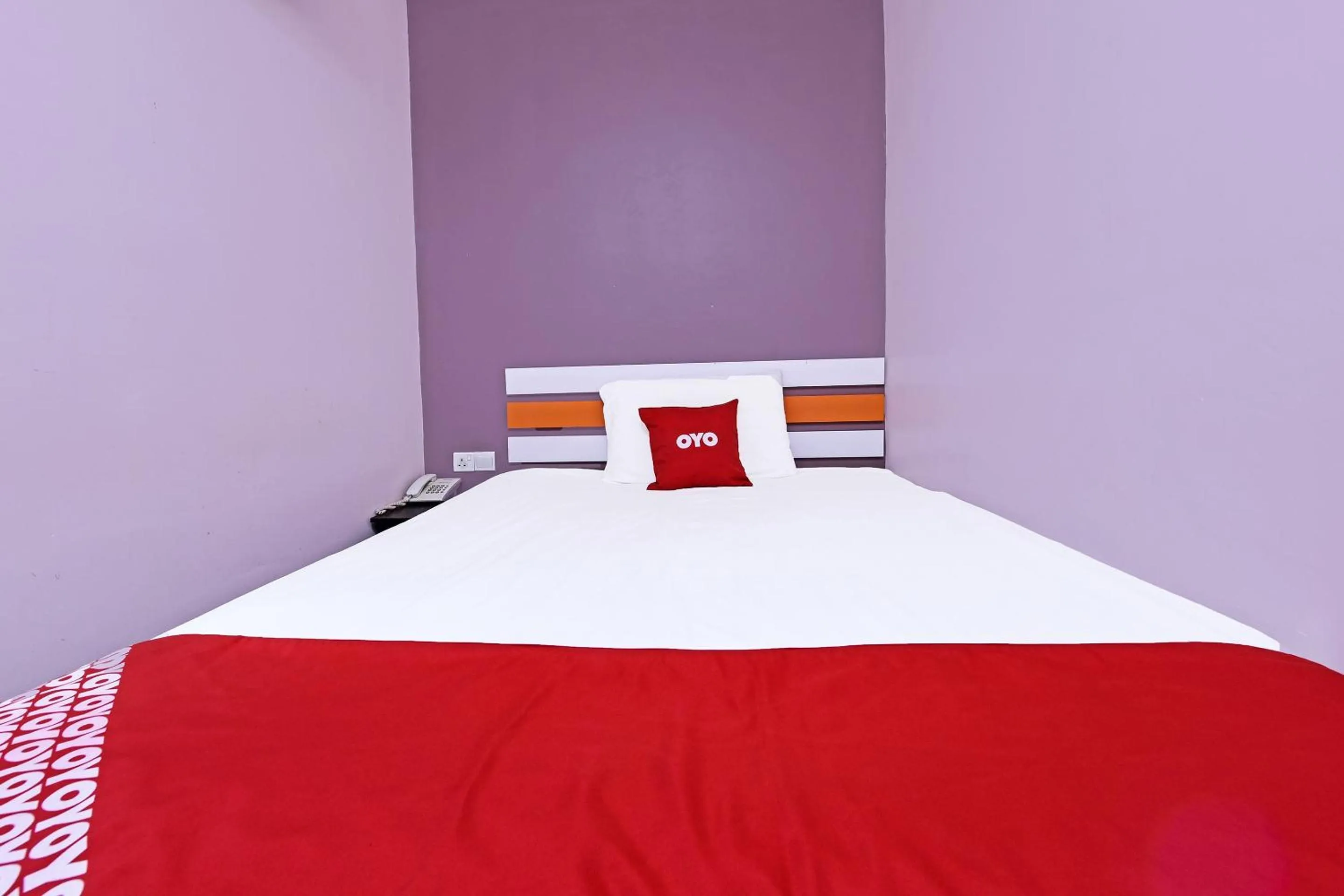 Bedroom, Bed in Hotel O Orange Hotel Kuala Pilah