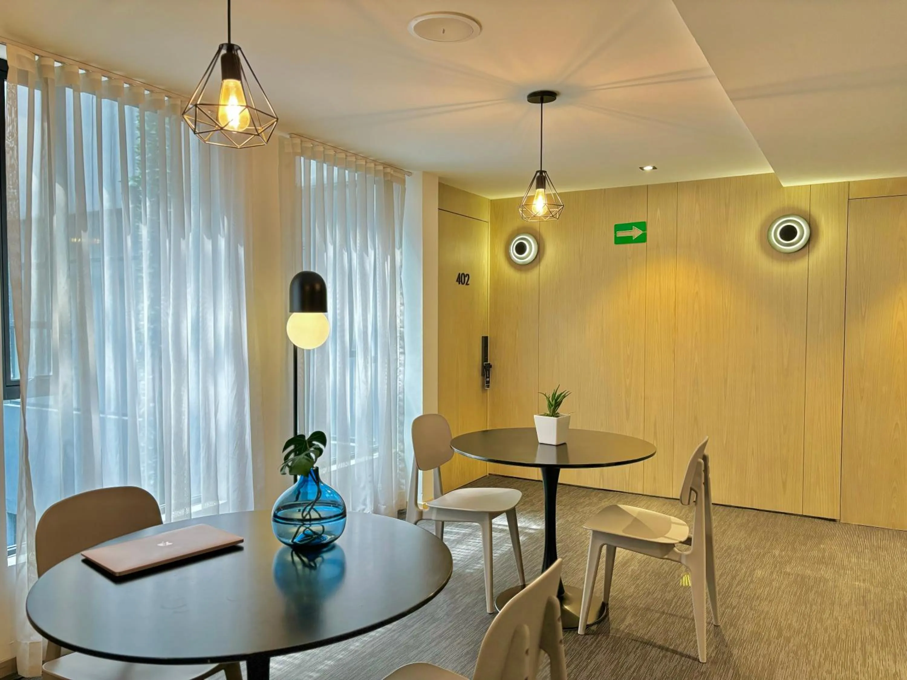 Seating area in Park Life Masaryk