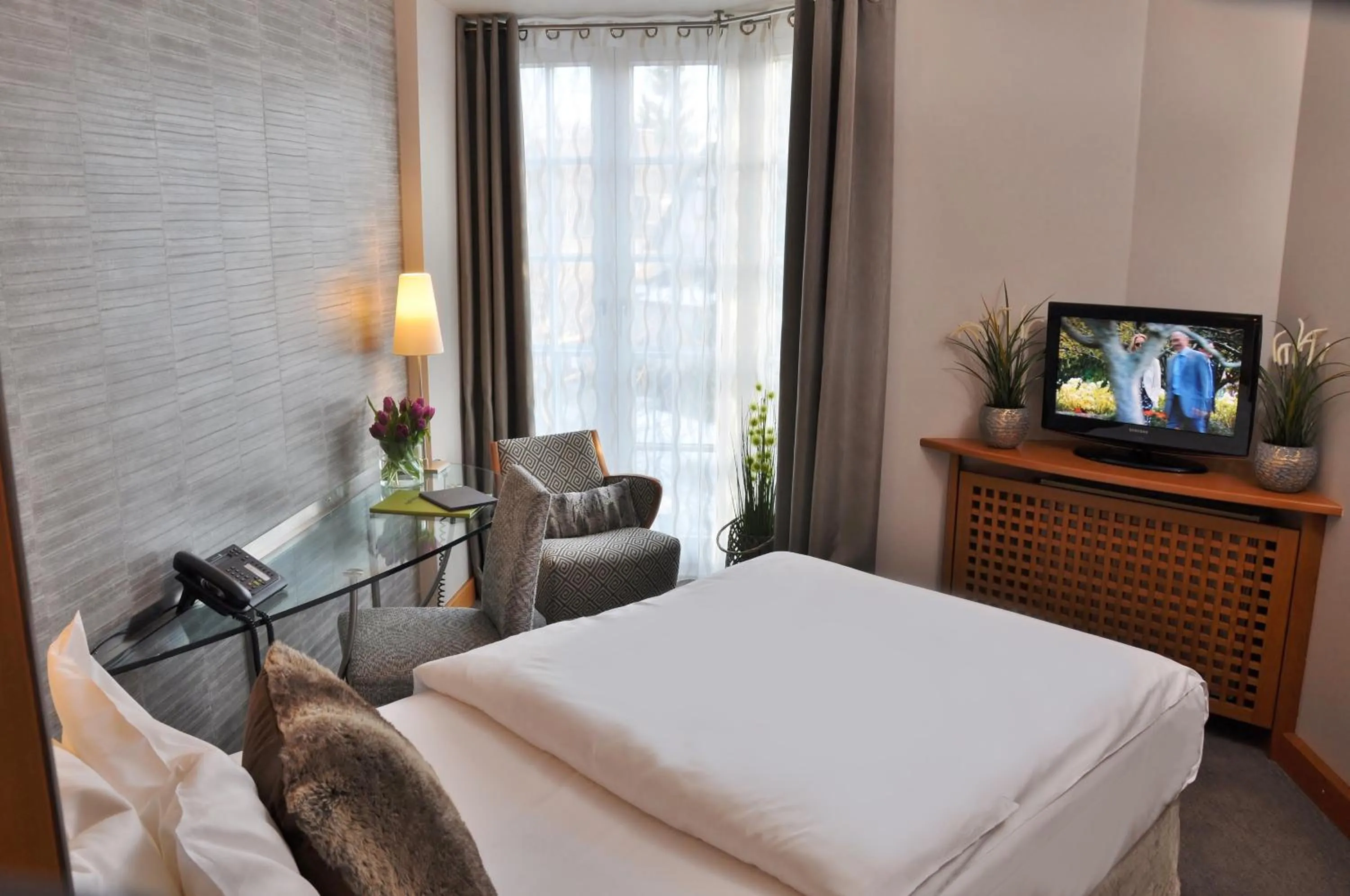 Bed in Hotel Eggers Hamburg