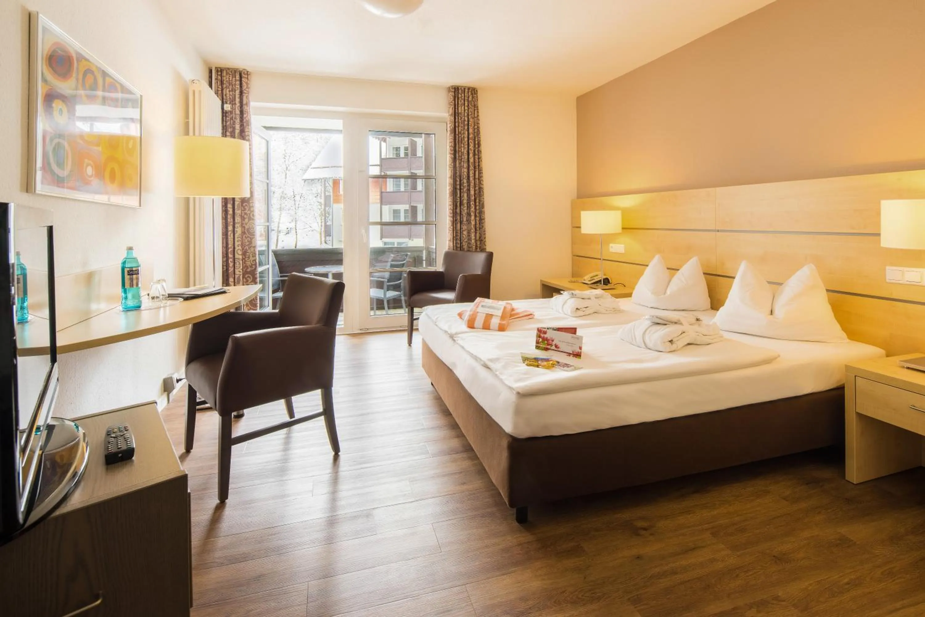 Photo of the whole room, Bed in relexa hotel Harz-Wald Braunlage