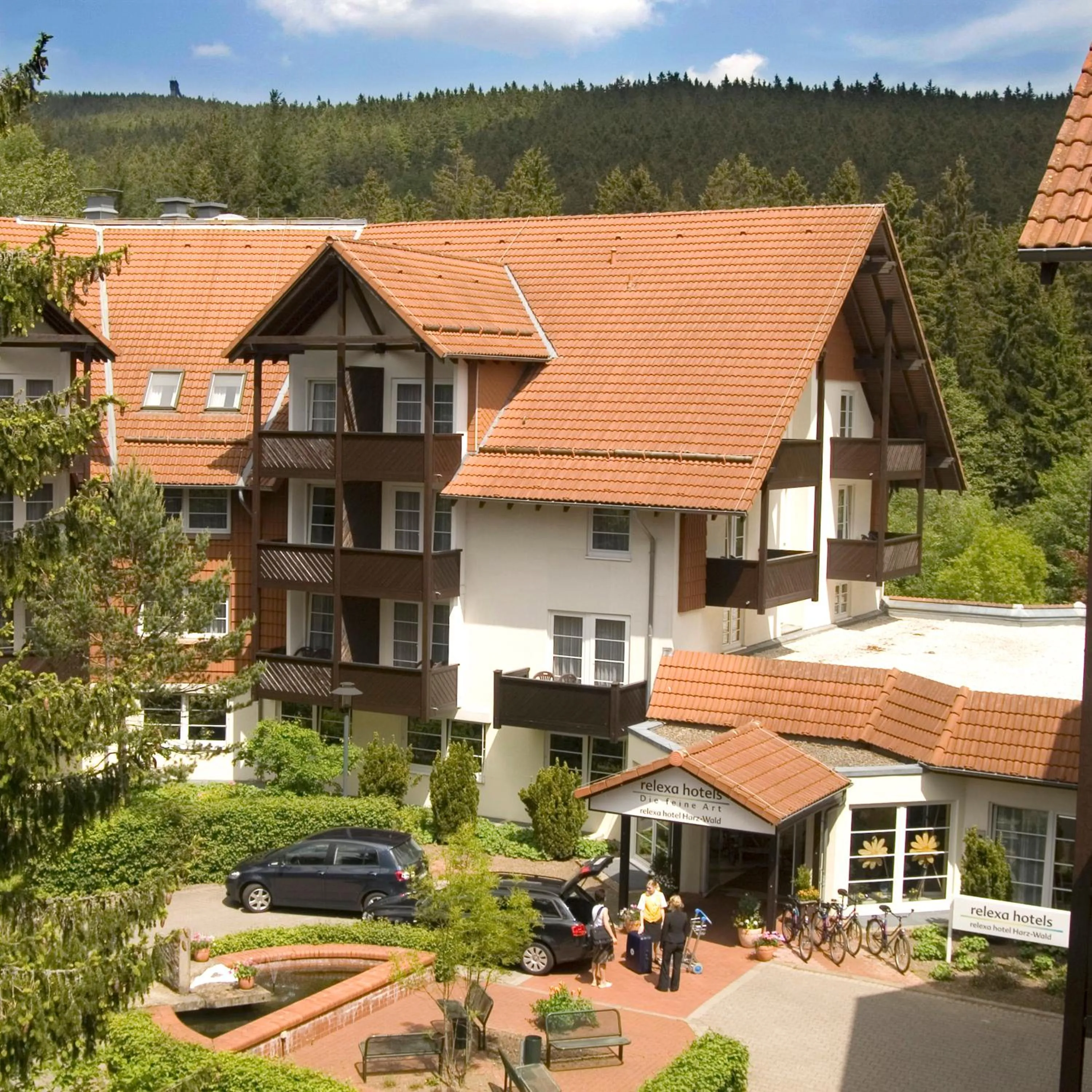 Facade/entrance in relexa hotel Harz-Wald Braunlage