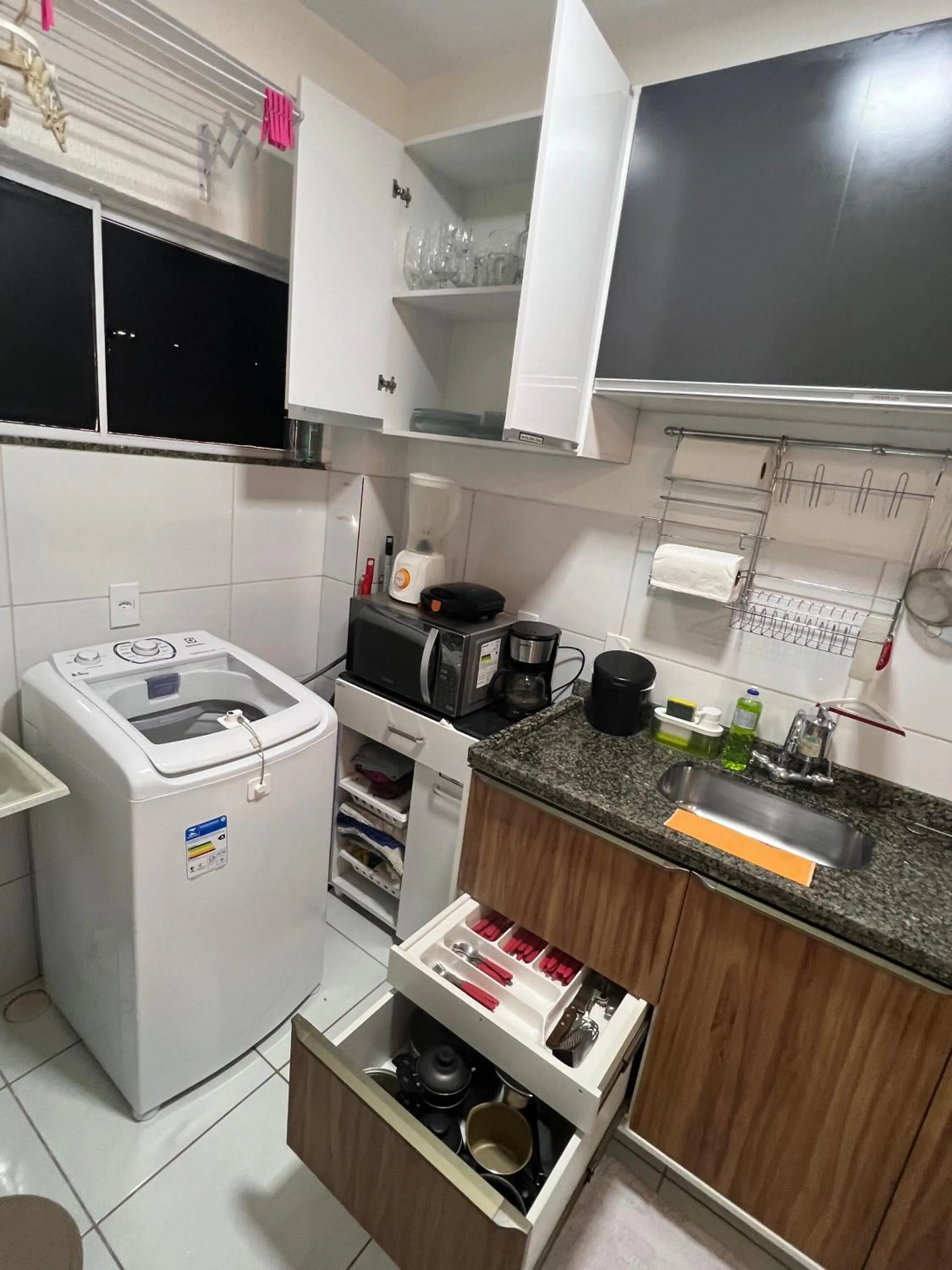 Kitchen or kitchenette in Apartamento Mobiliado em Petrolina - Recomendado!