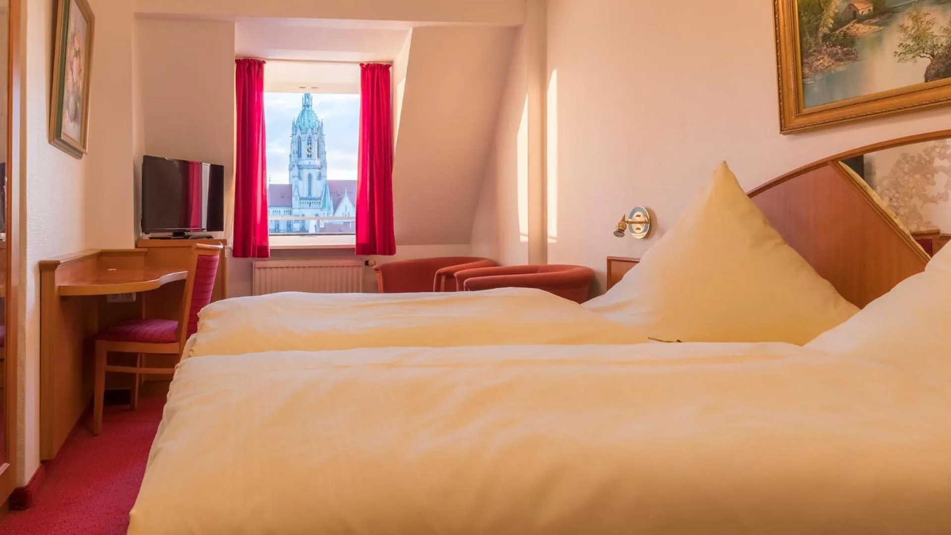 Bed in Hotel Bayernland