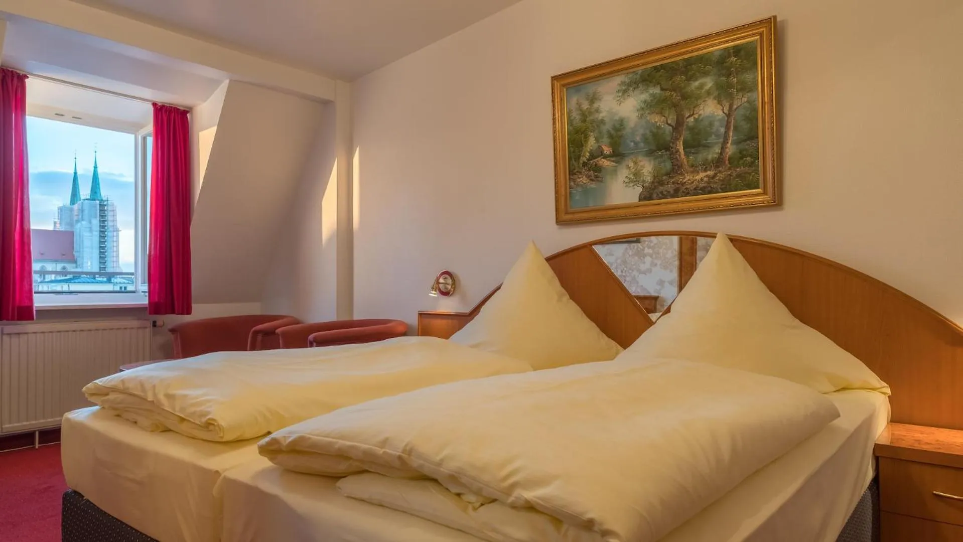 Bed in Hotel Bayernland