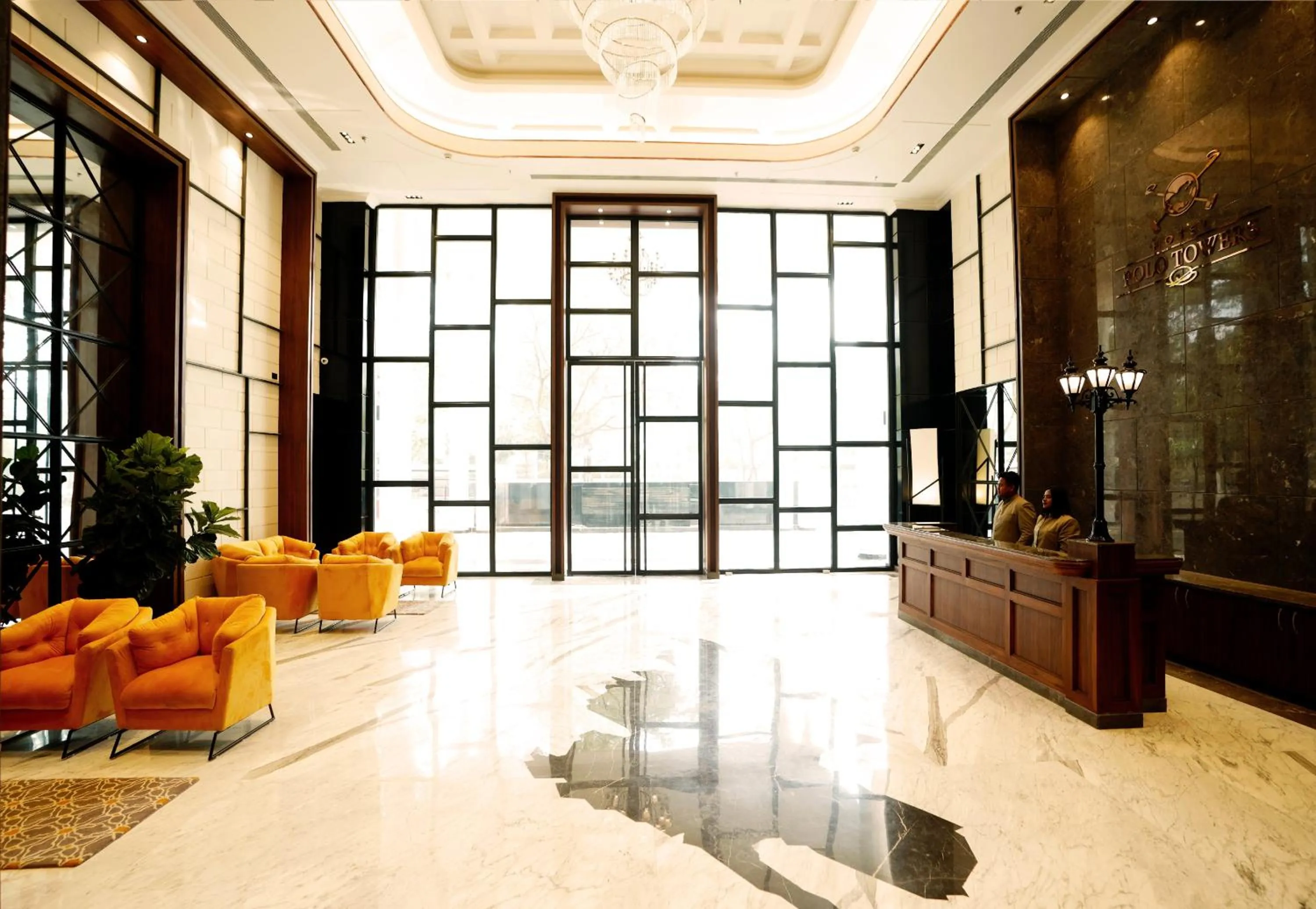Lobby or reception in Hotel Polo Towers Agartala