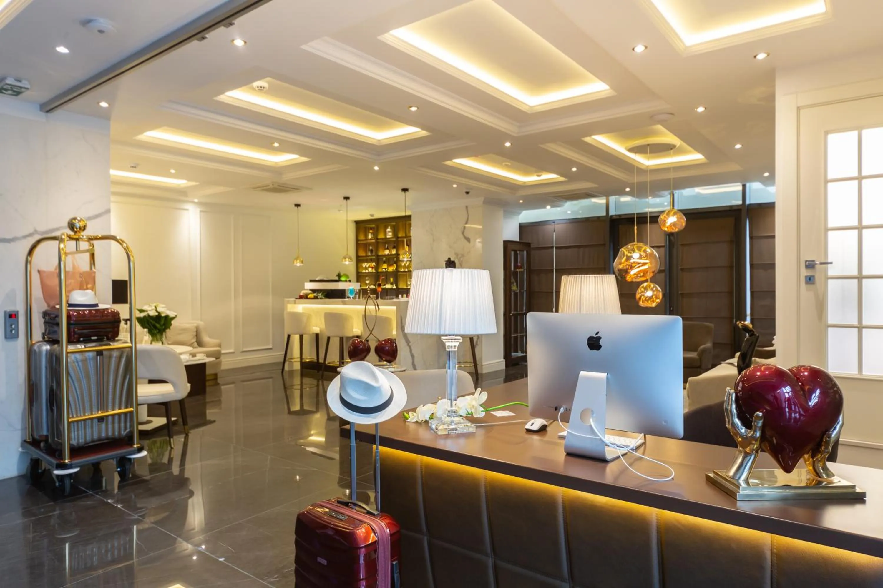 Lobby or reception in Boutique Hotel Vissi d'Arte