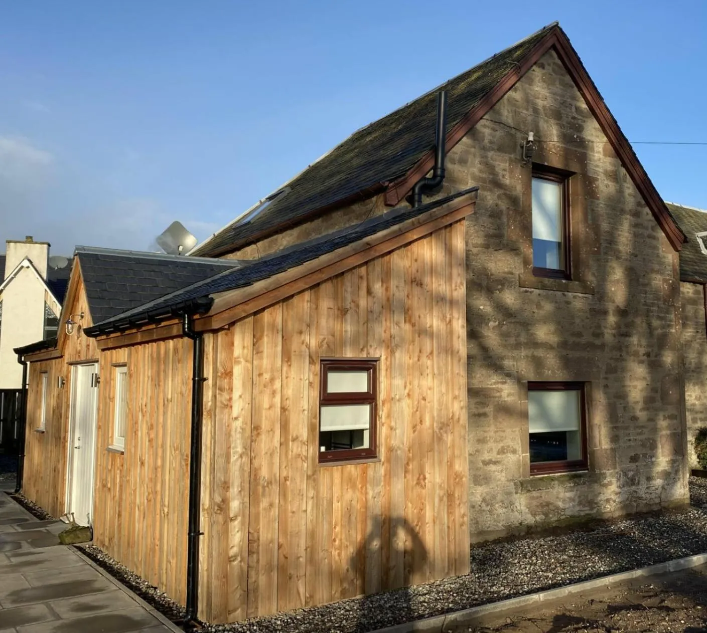 Facade/entrance in The Smiddy House