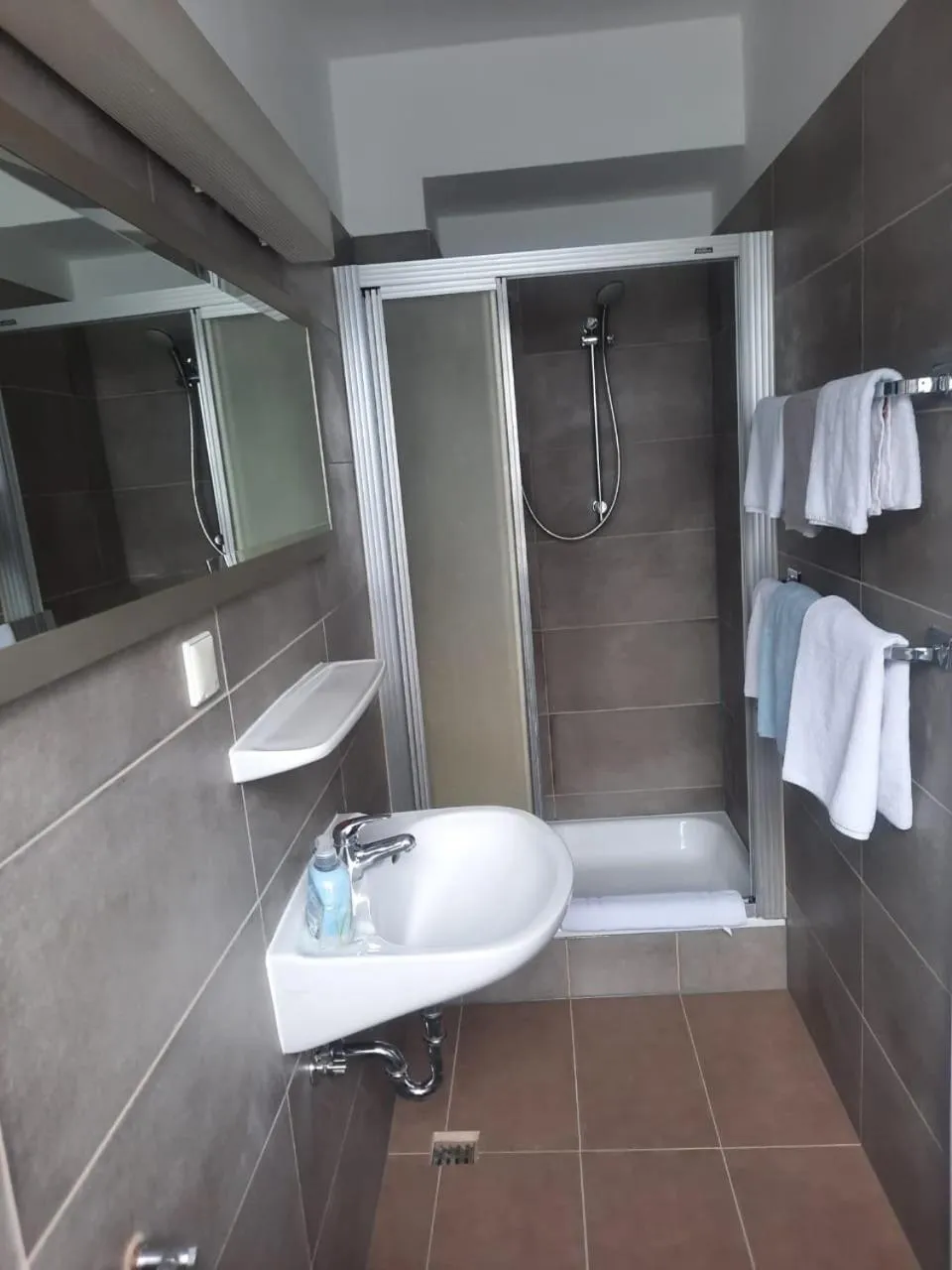 Shower in Hotel Berliner Hof