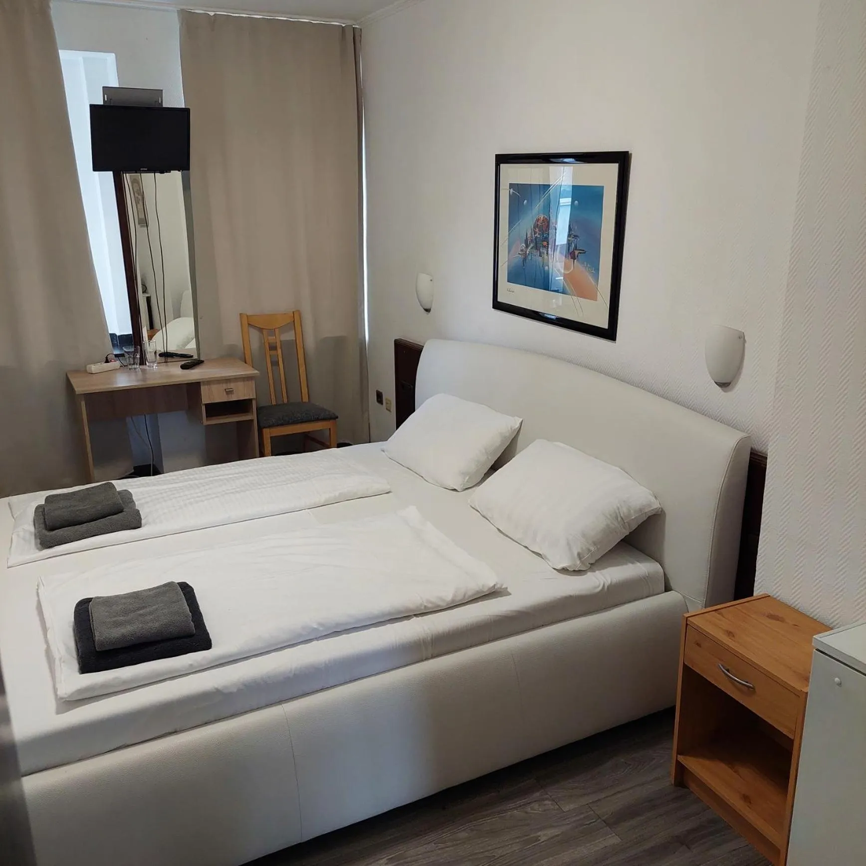 Bed in Hotel Berliner Hof