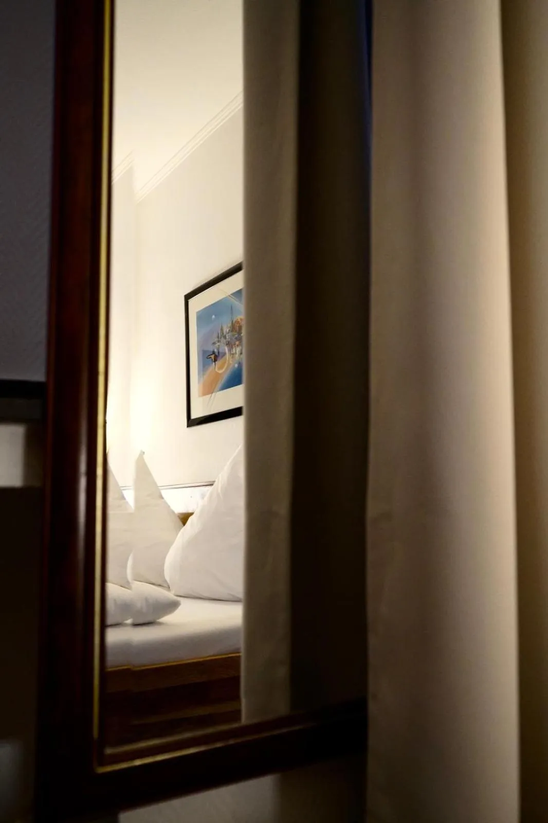 Bed in Hotel Berliner Hof