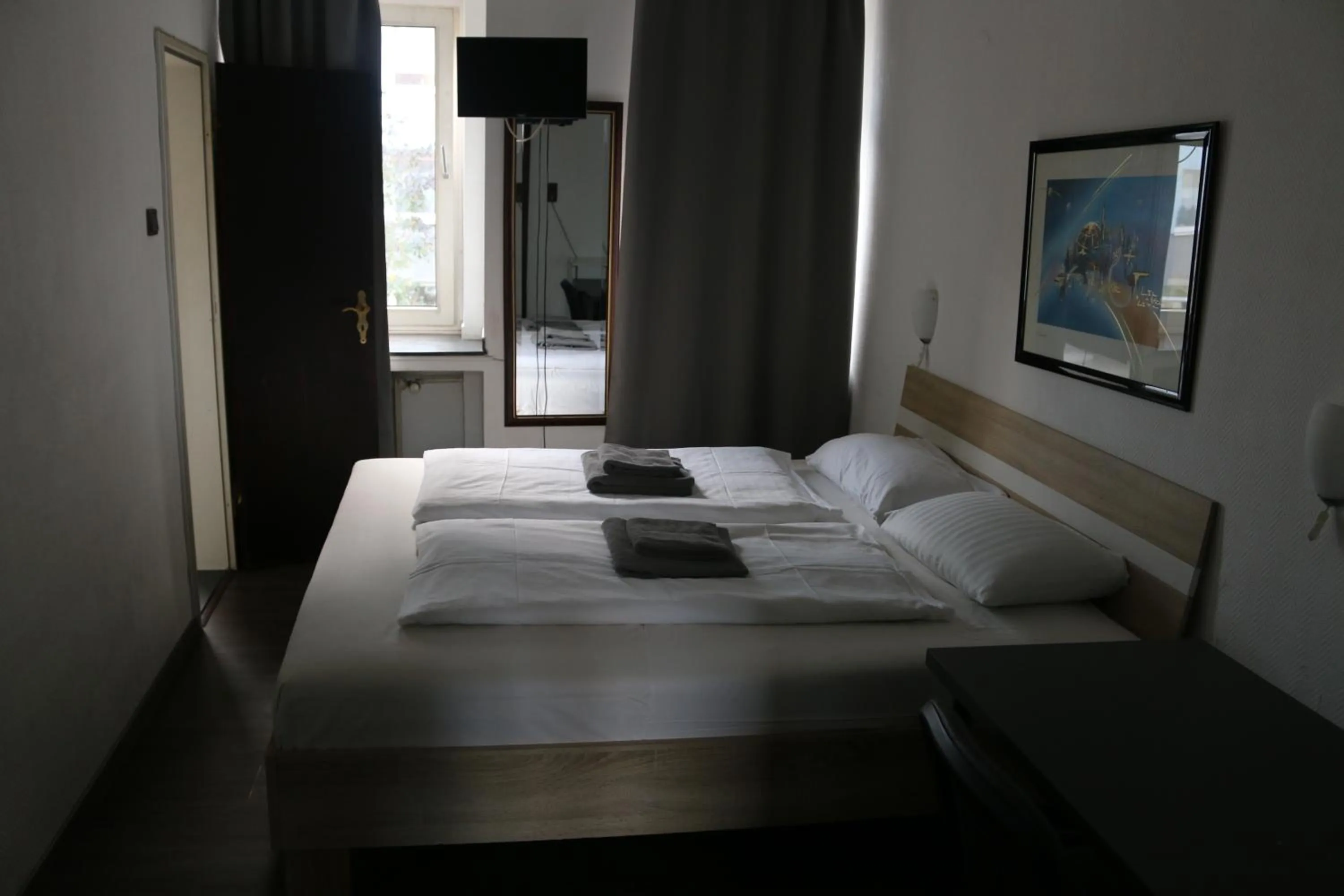 Bed in Hotel Berliner Hof