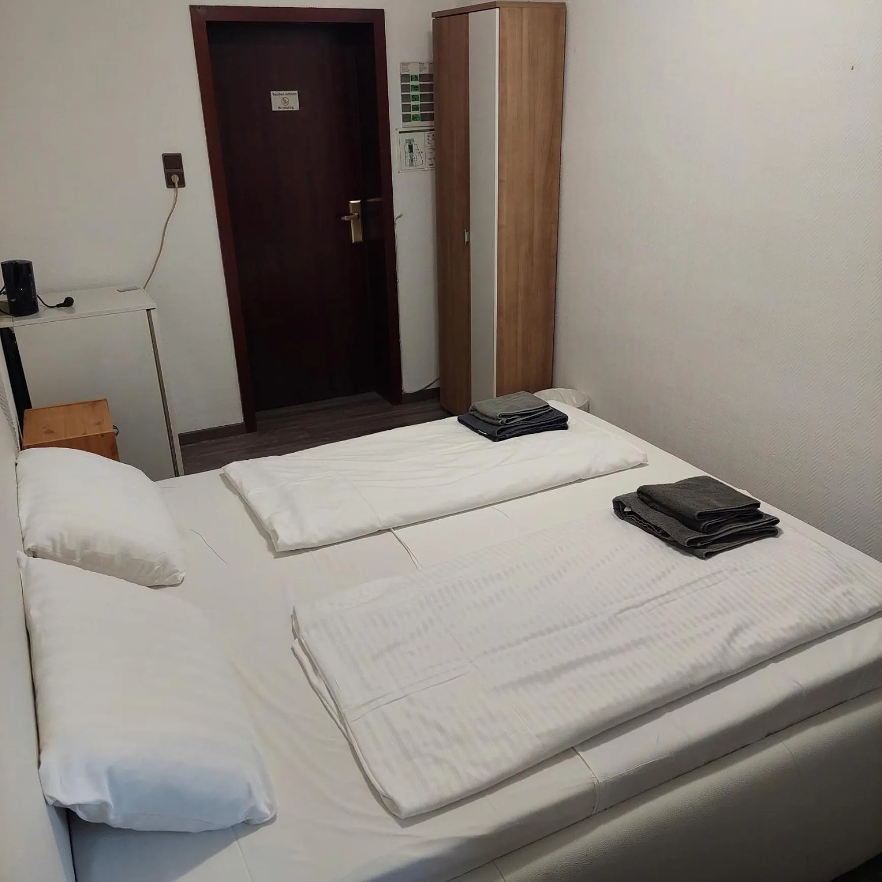 Bed in Hotel Berliner Hof