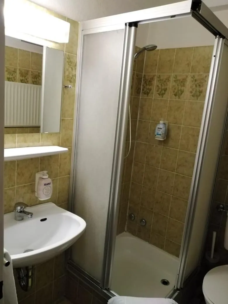 Shower in Hotel Berliner Hof