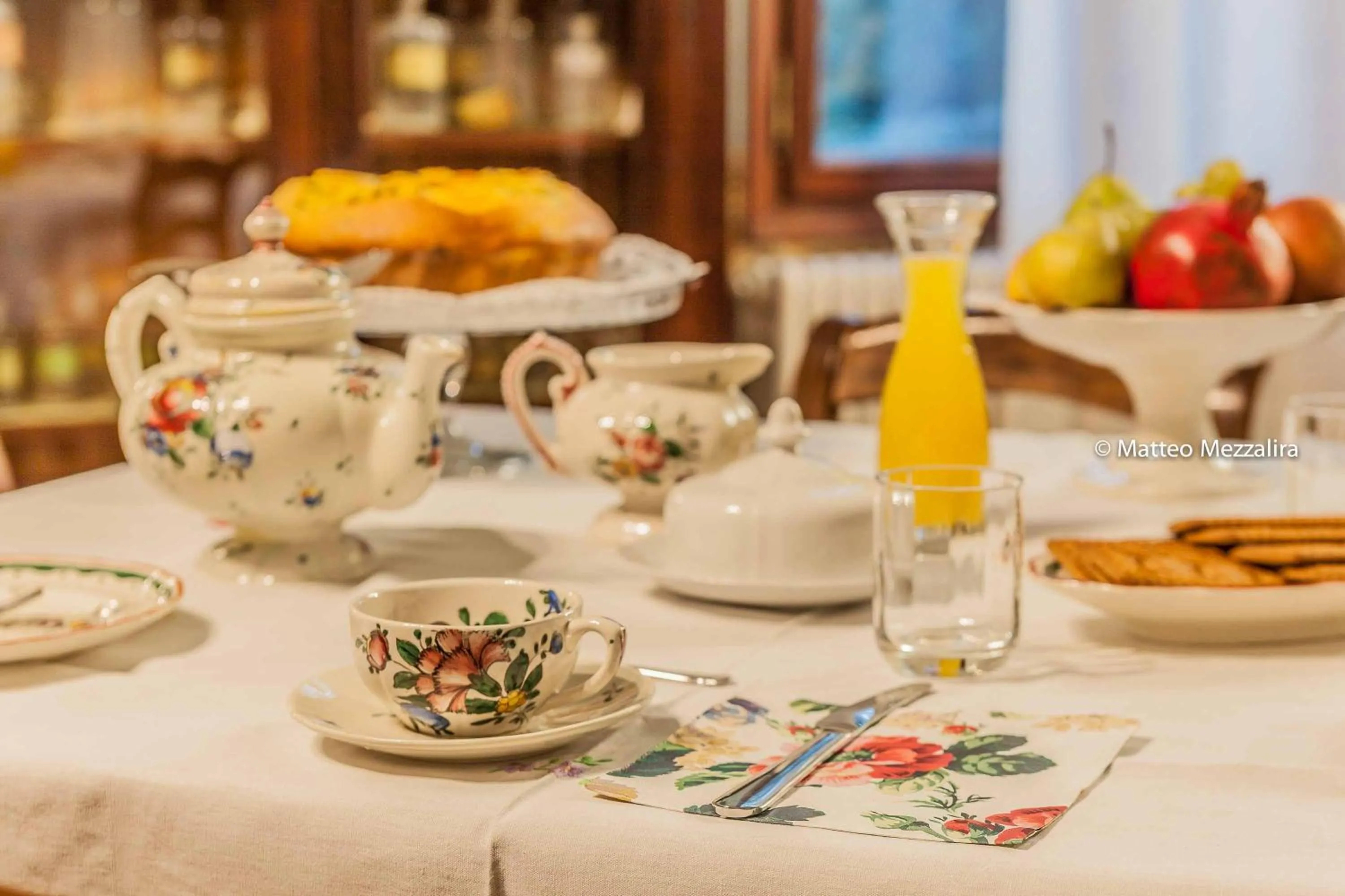 Buffet breakfast in B&B Dal Viceré - Villa Mezzalira