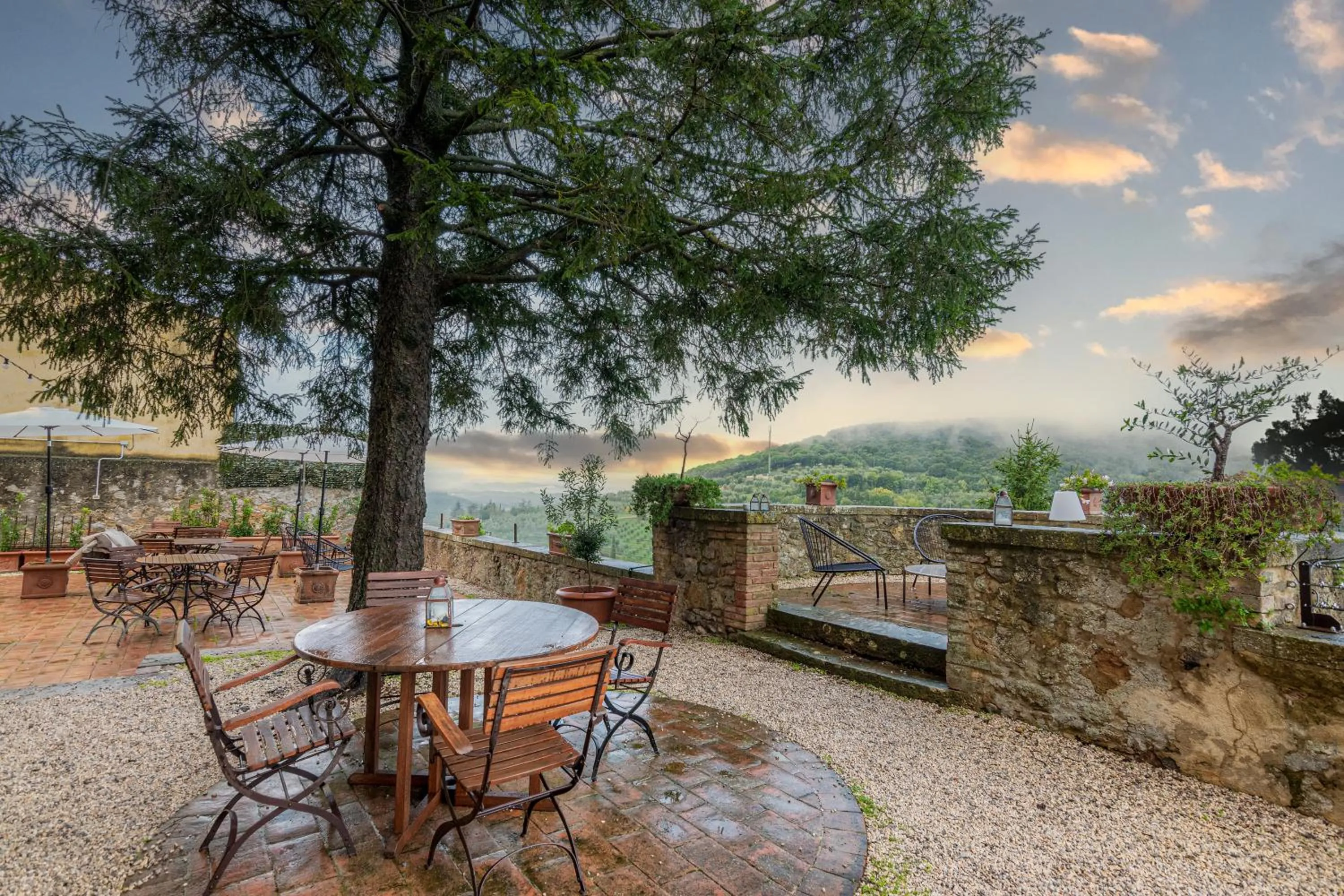 Patio in Palazzo Brandano Hotel