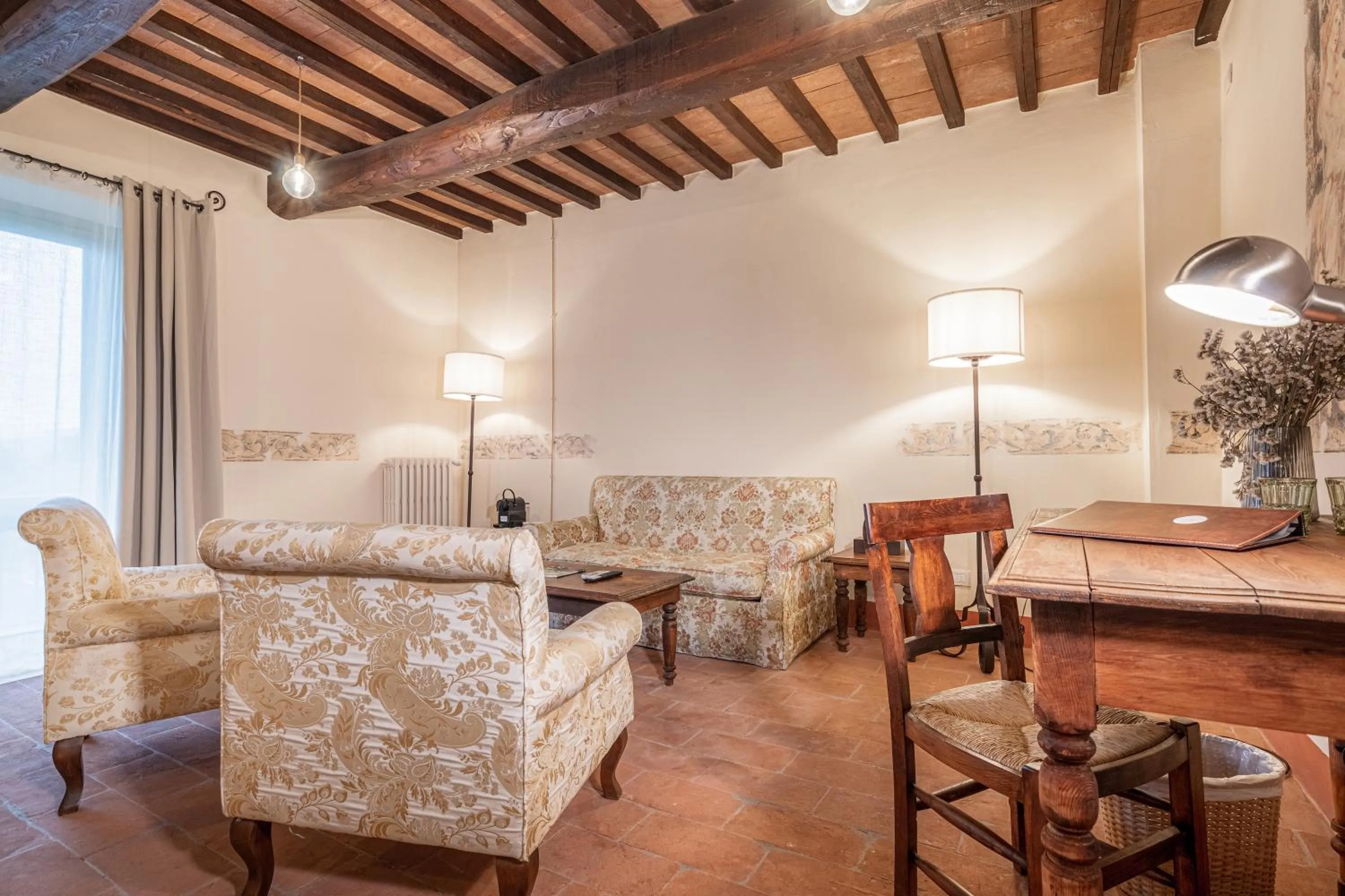 Living room in Palazzo Brandano Hotel