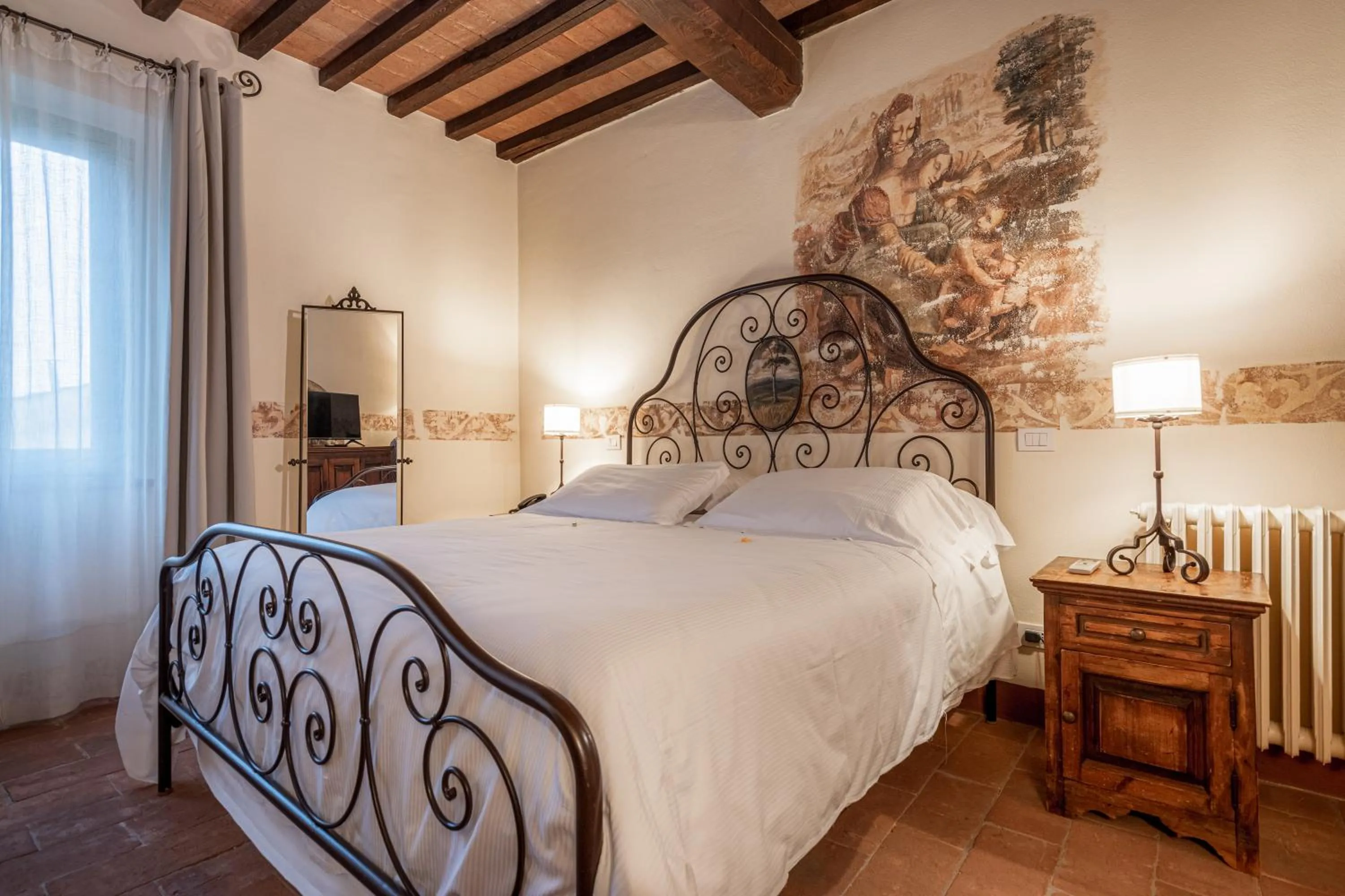 Bed in Palazzo Brandano Hotel