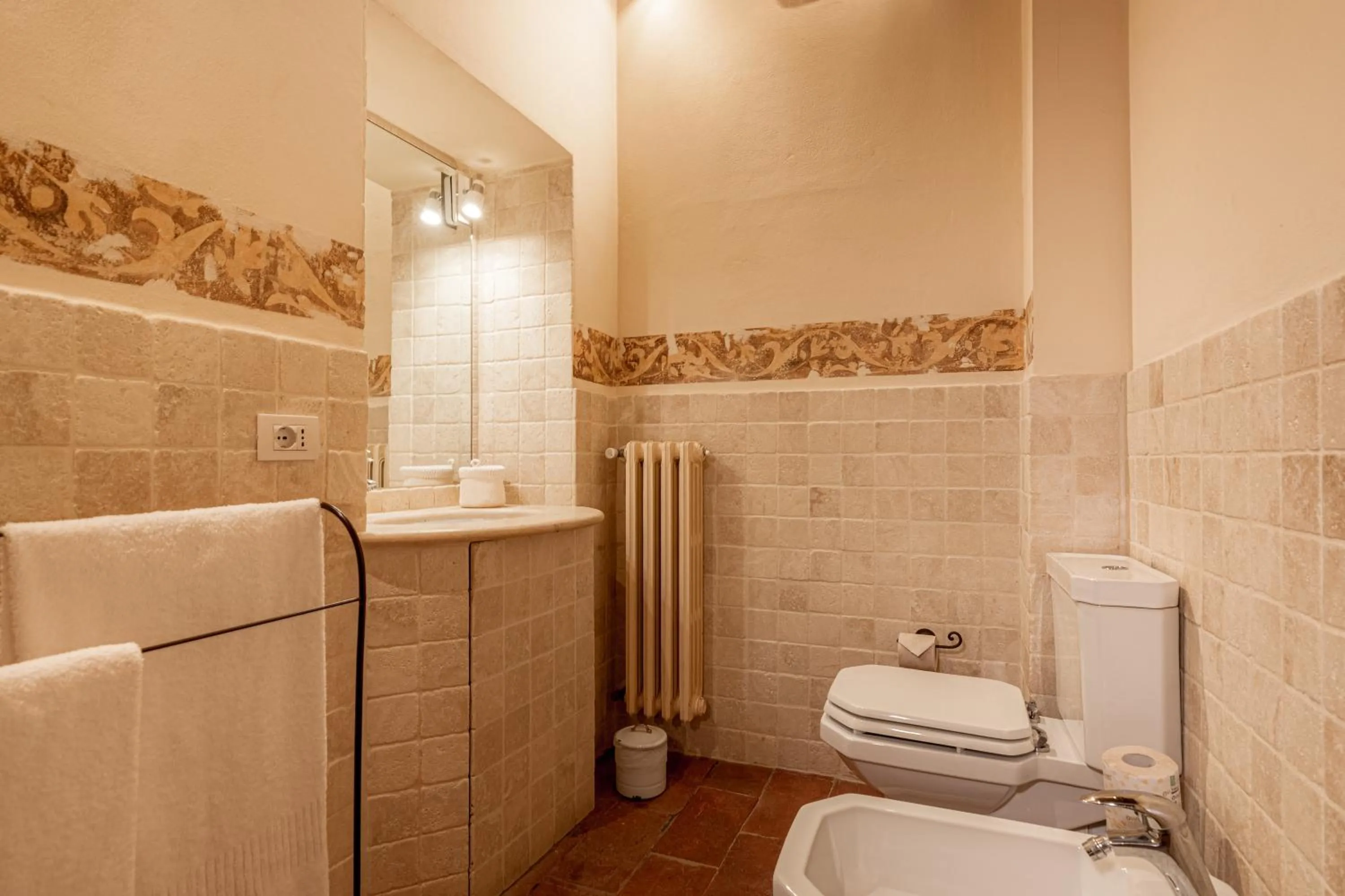 Shower in Palazzo Brandano Hotel