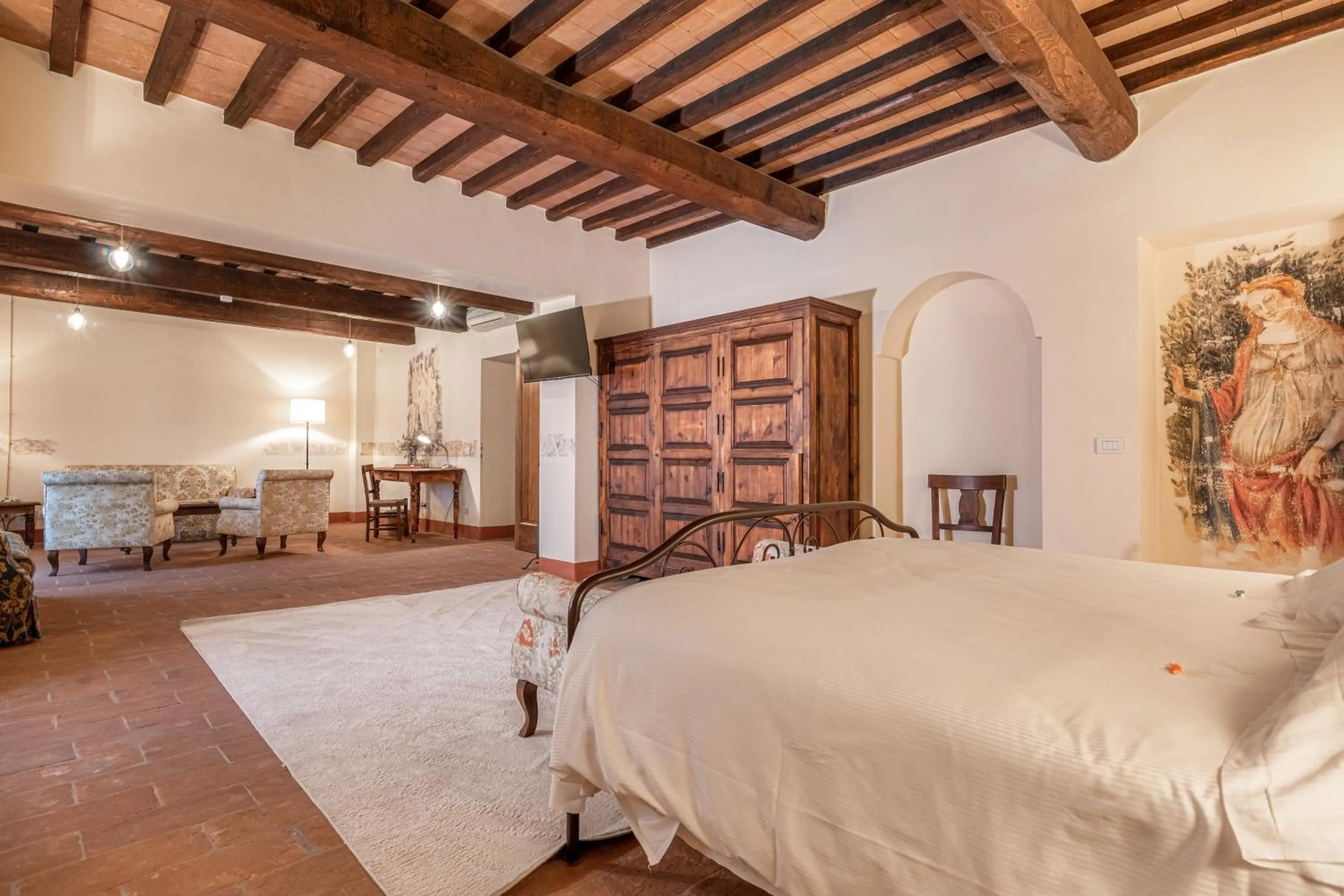 Bed in Palazzo Brandano Hotel