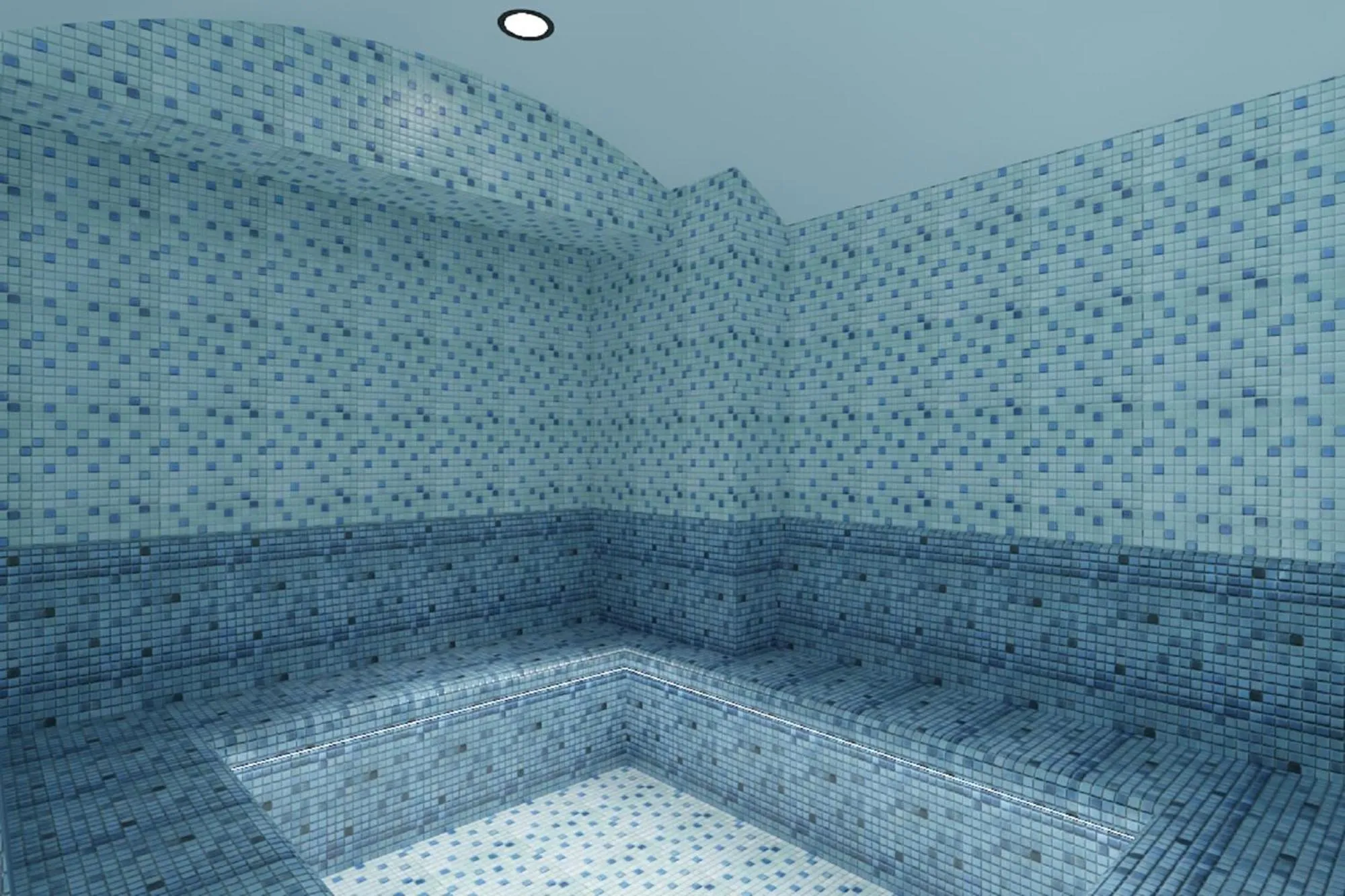 Steam room in Sette Serenity Hotel