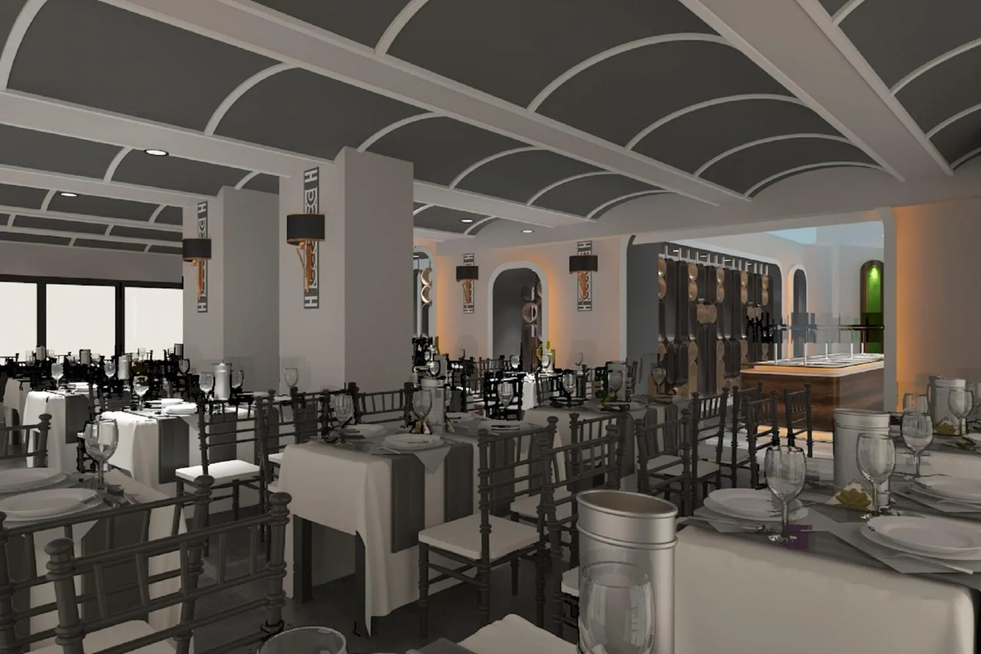 Restaurant/places to eat in Sette Serenity Hotel