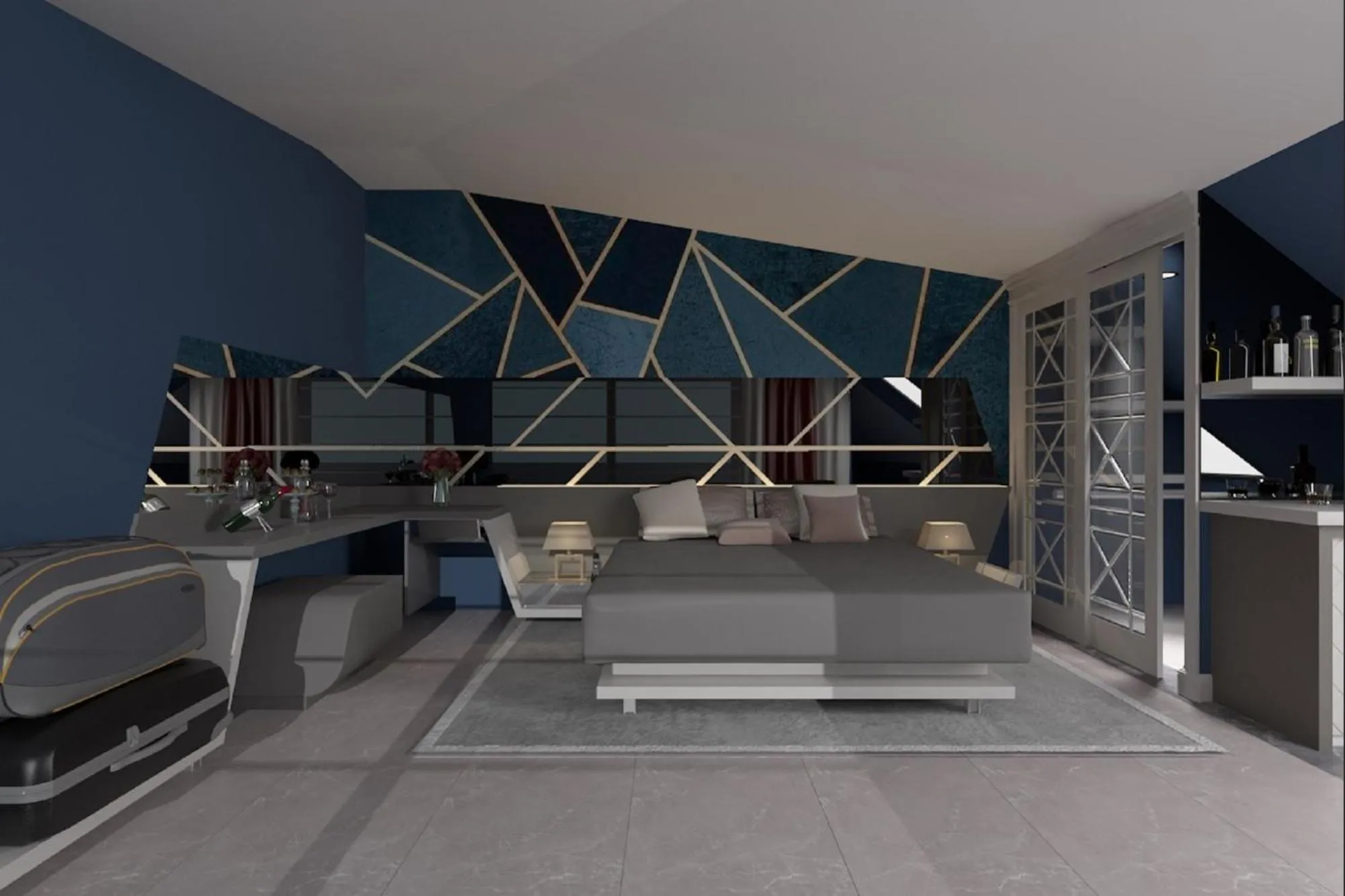 Decorative detail in Sette Serenity Hotel