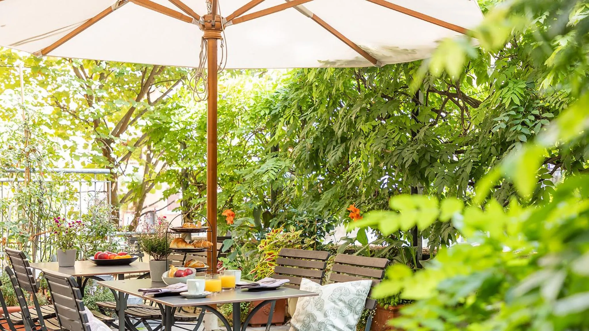 Patio in BIO-Hotel Villa Orange