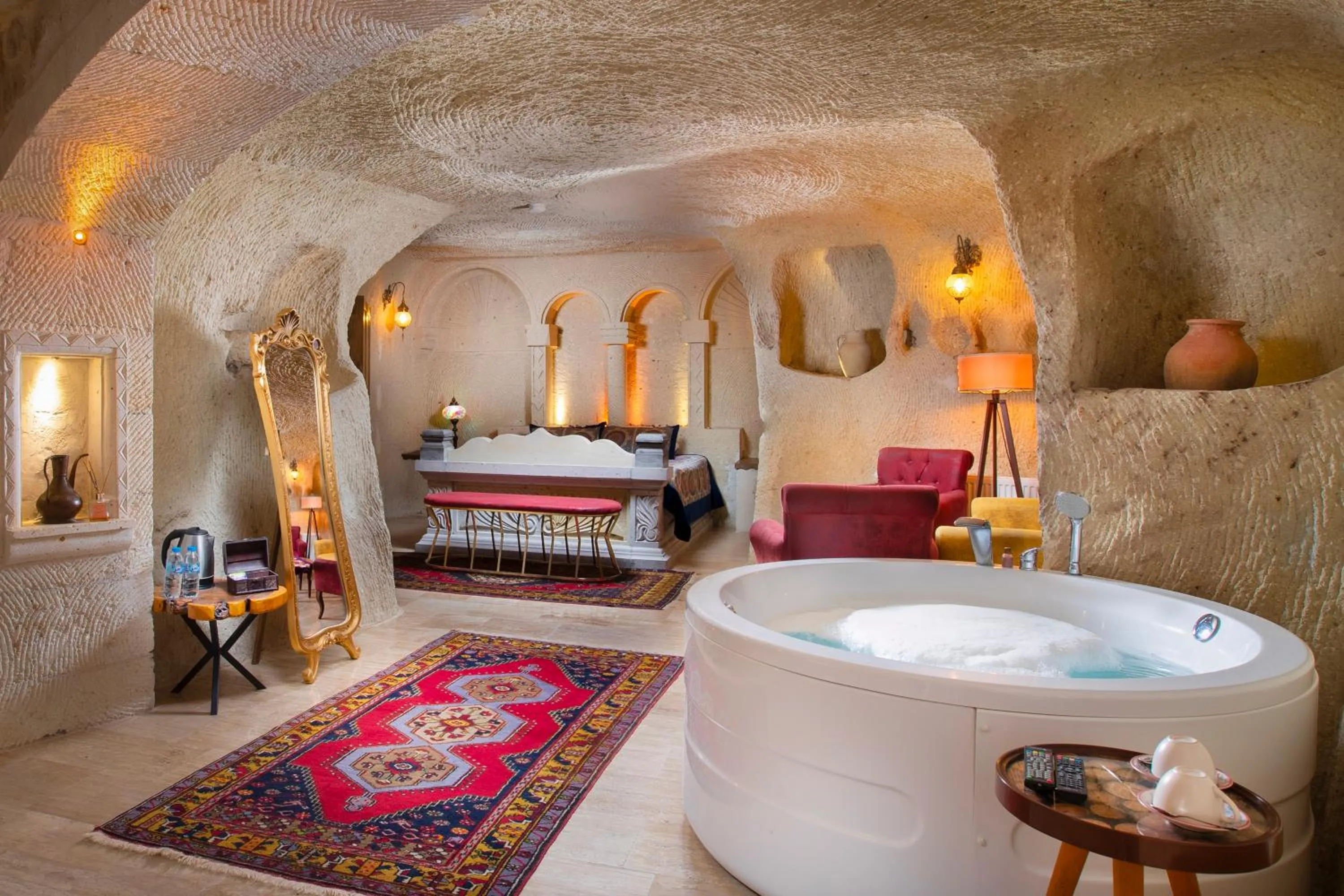 Bed in Carna Cave Hotel Cappadocia Only Adult