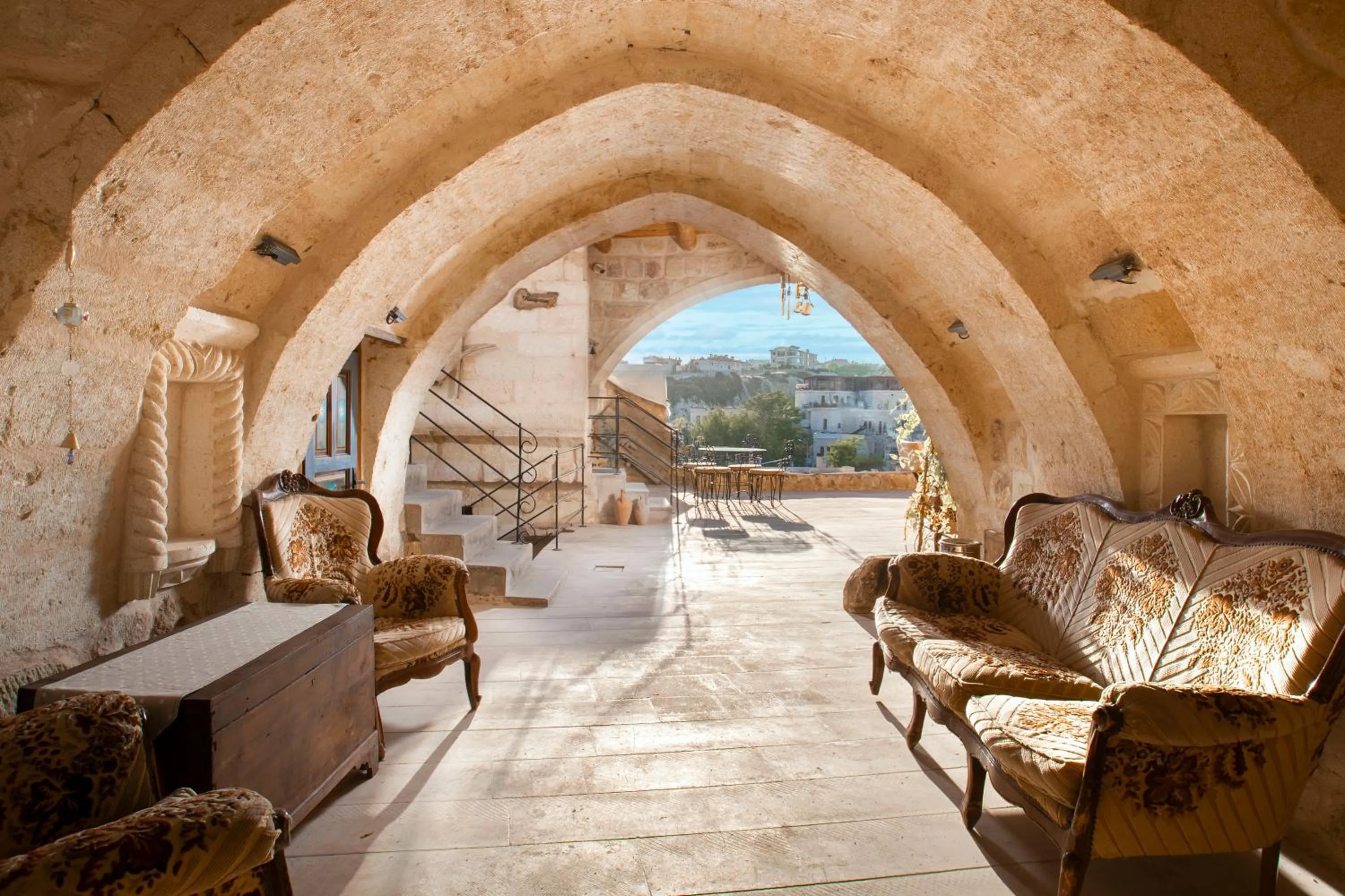 Patio in Carna Cave Hotel Cappadocia Only Adult