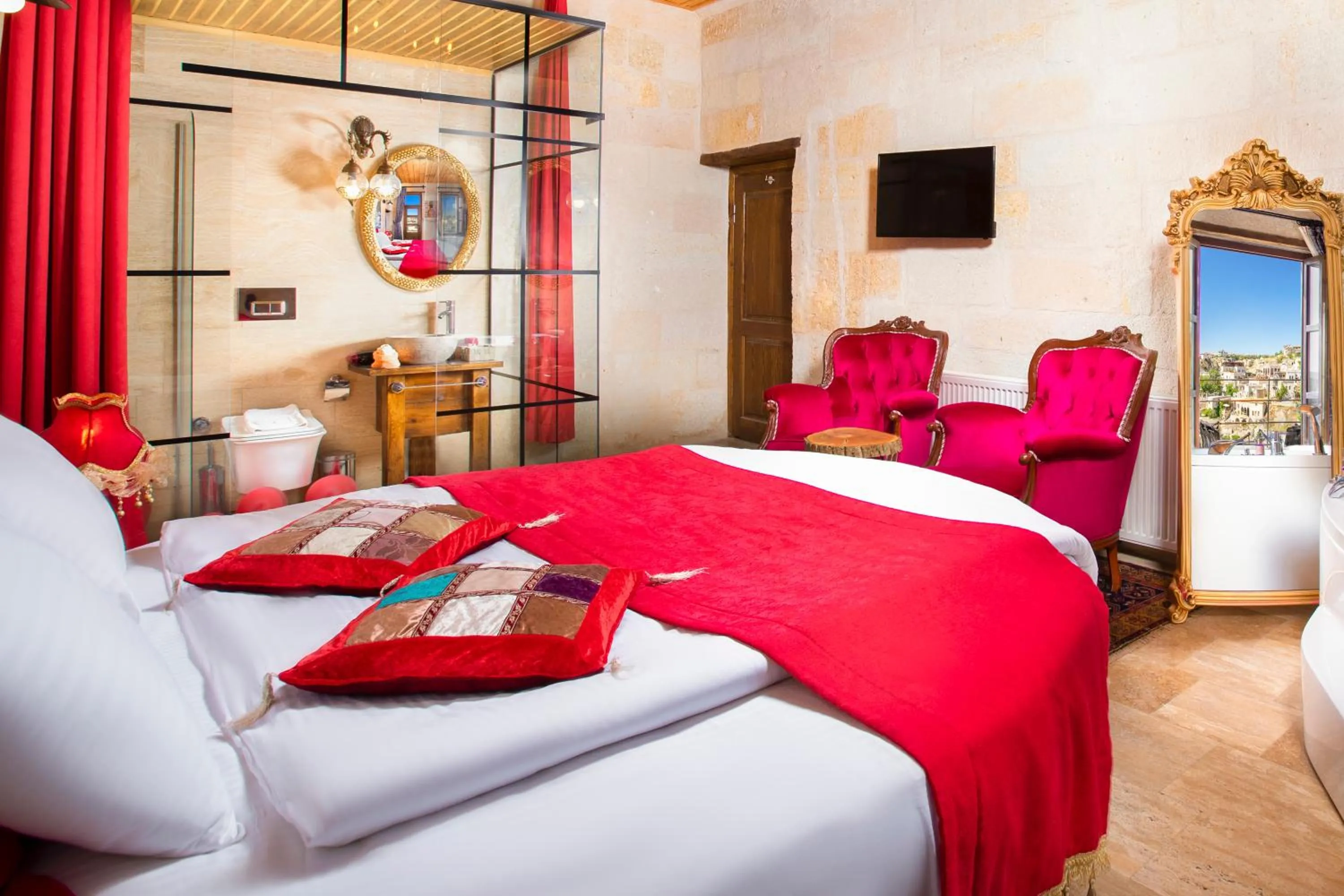 TV and multimedia in Carna Cave Hotel Cappadocia Only Adult