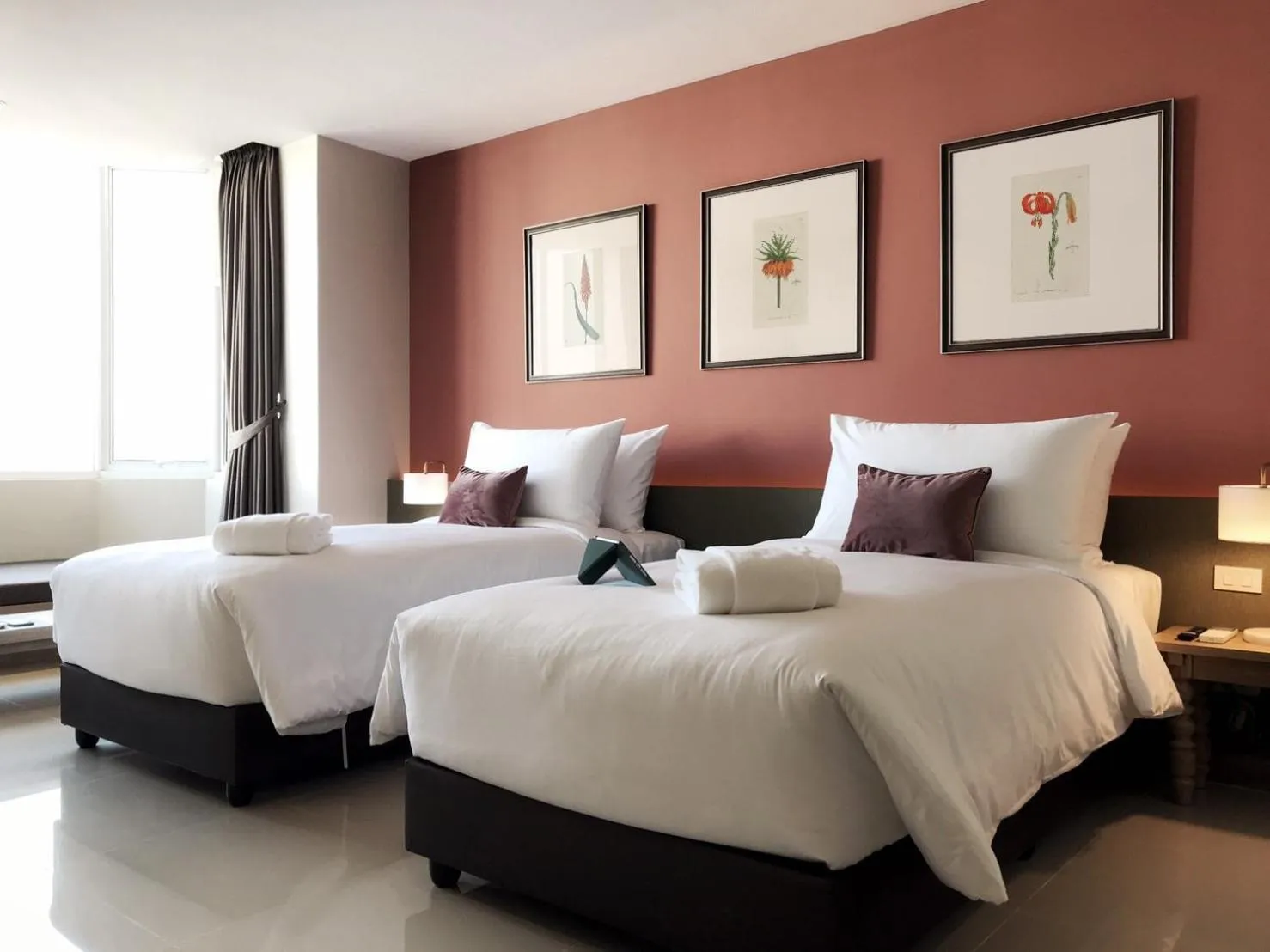 Bed in The Raintree Hotel Chiang Mai