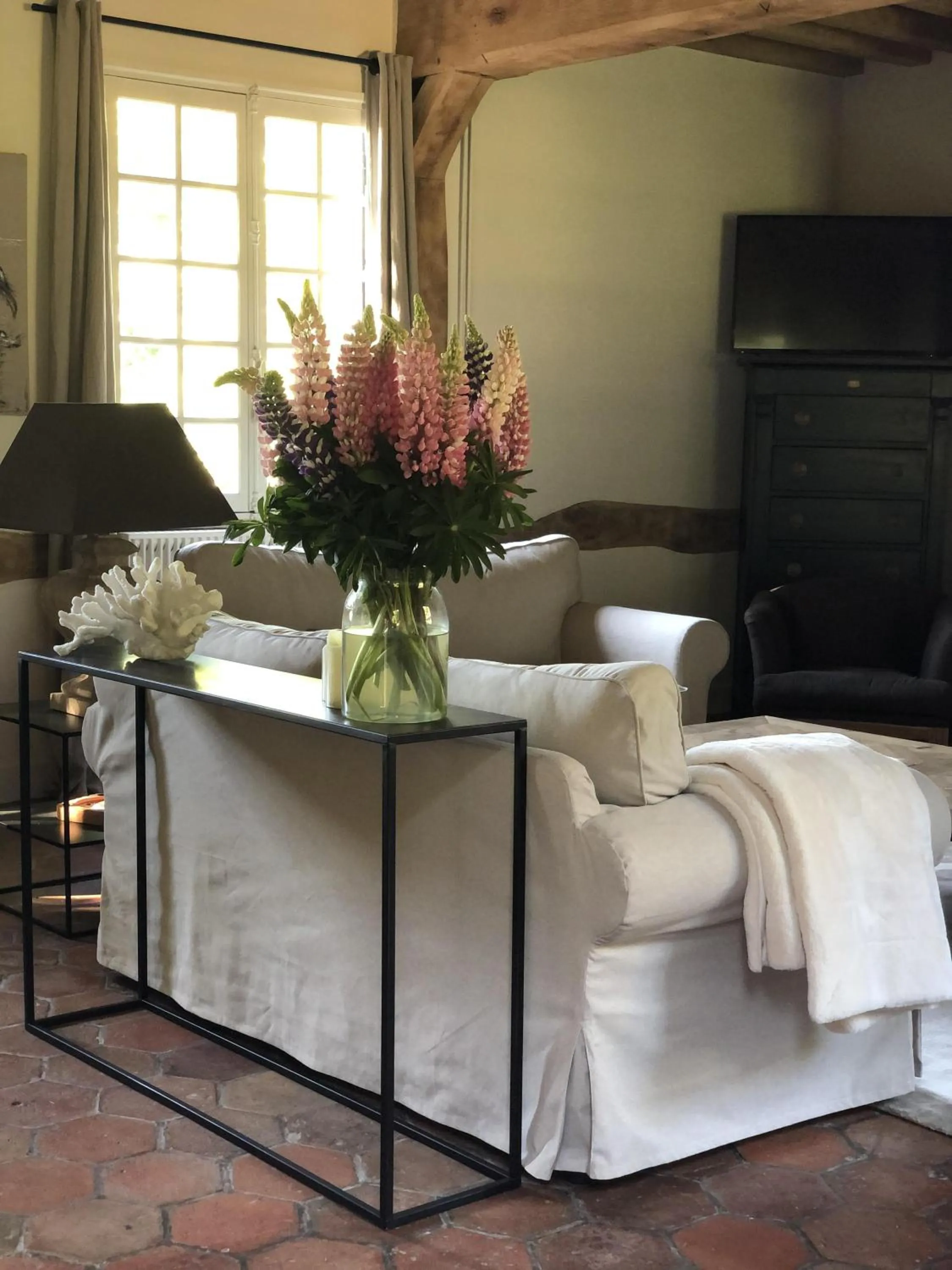 Living room in Le Clos de la Madeleine