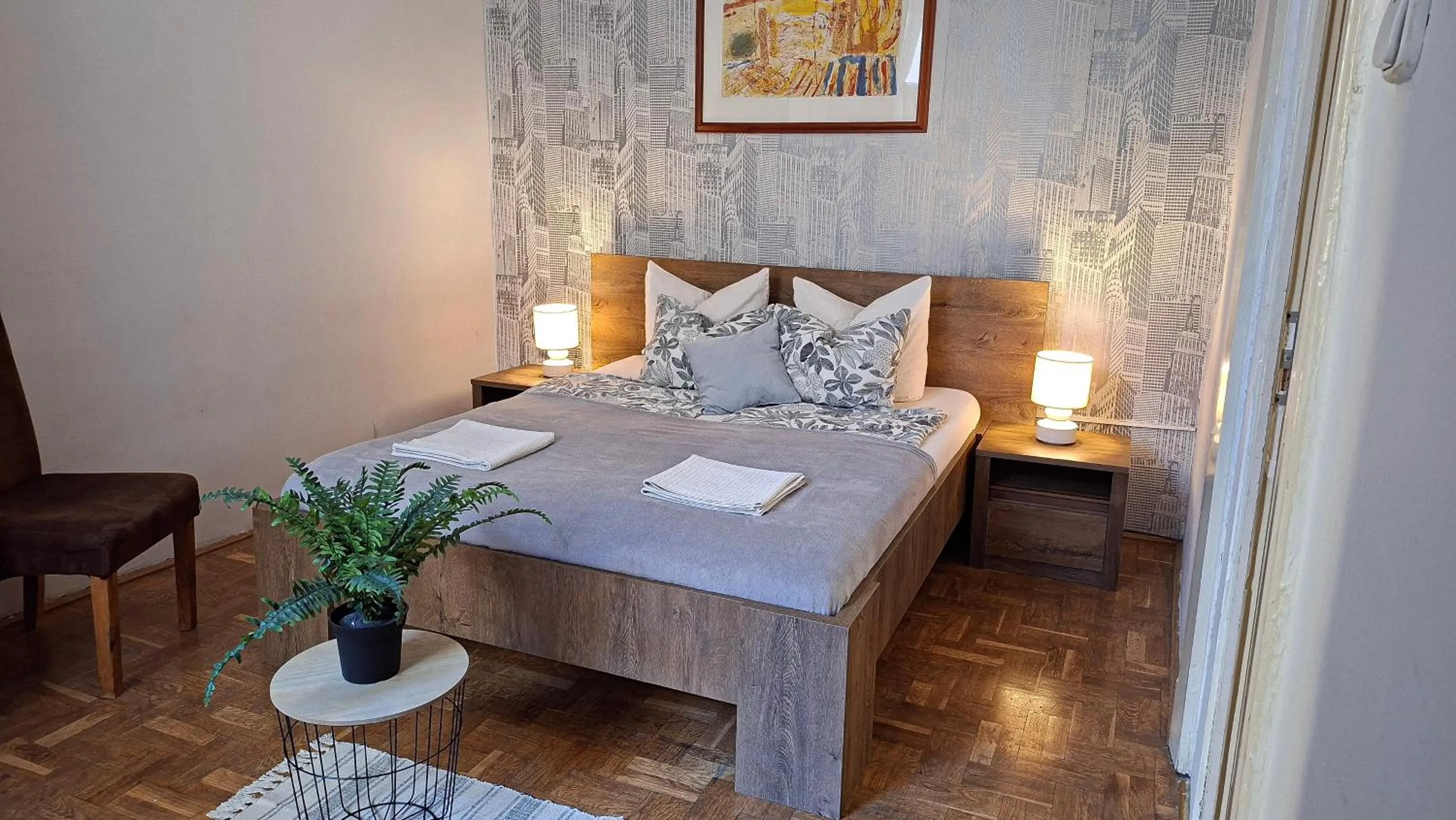 Bed in Black Sheep Budapest Smart Rooms