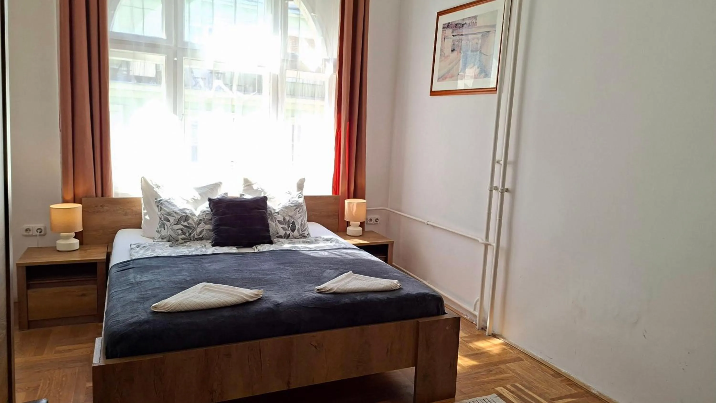 Bed in Black Sheep Budapest Smart Rooms