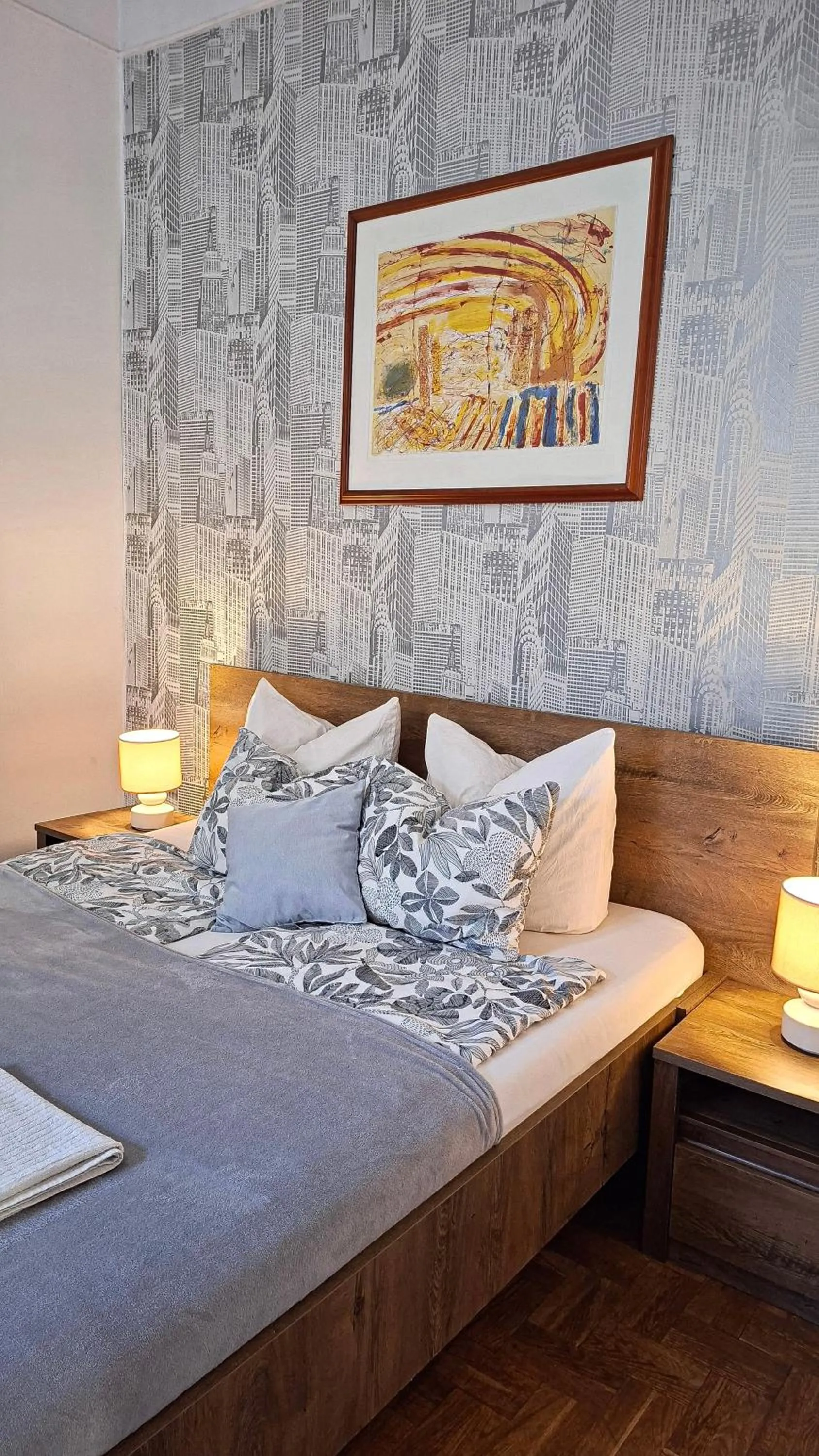 Bed in Black Sheep Budapest Smart Rooms