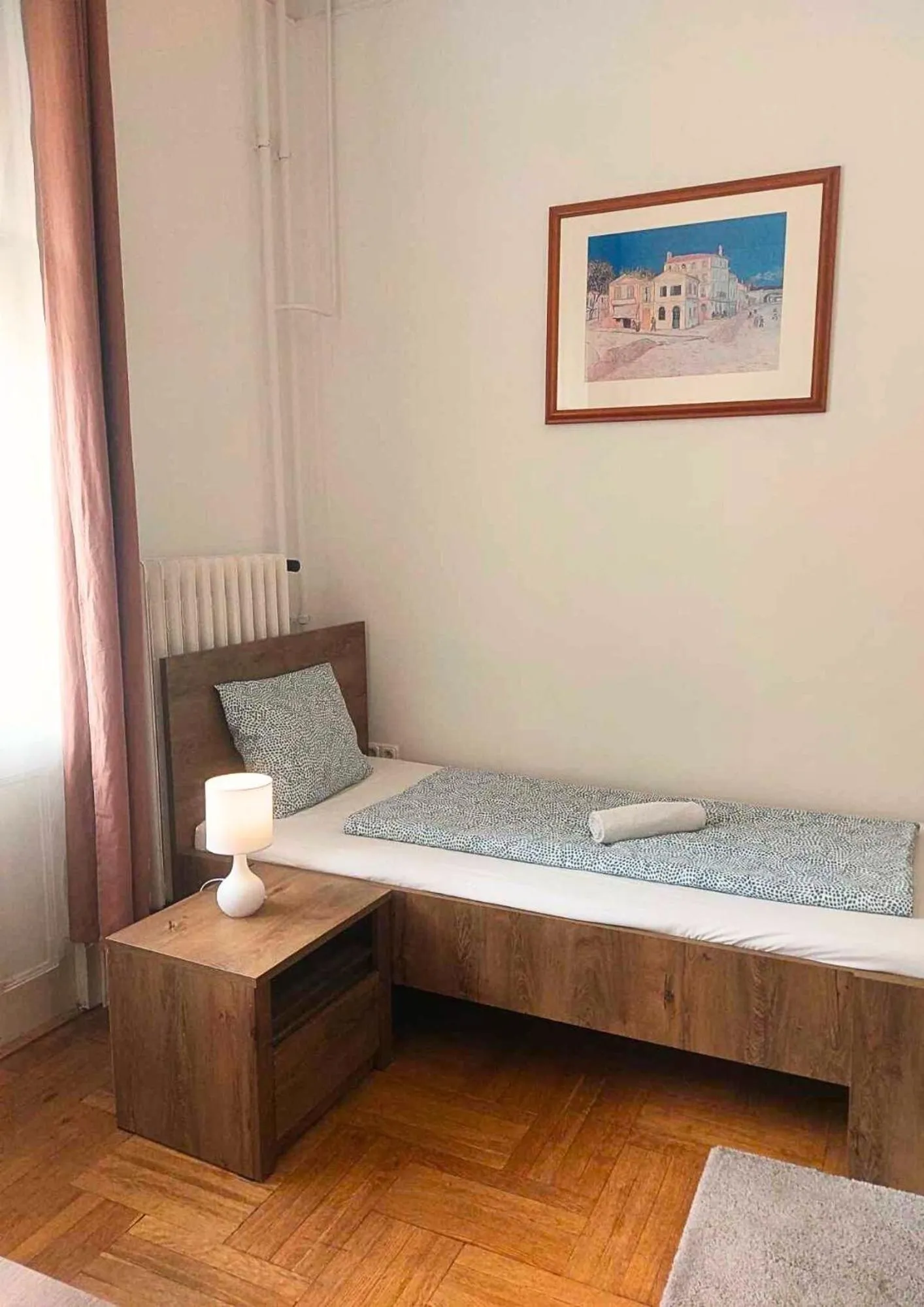 Bed in Black Sheep Budapest Smart Rooms