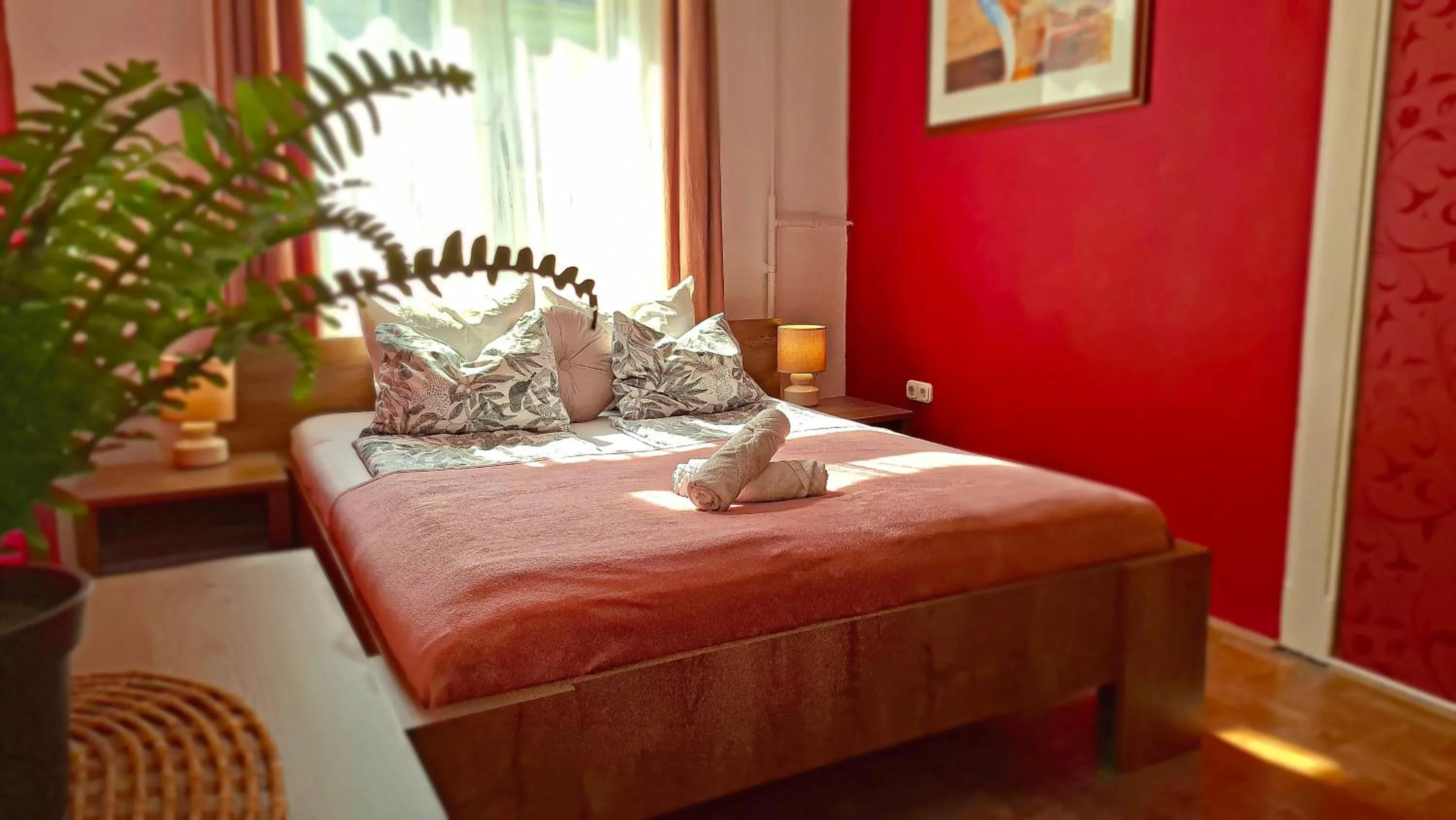 Bed in Black Sheep Budapest Smart Rooms