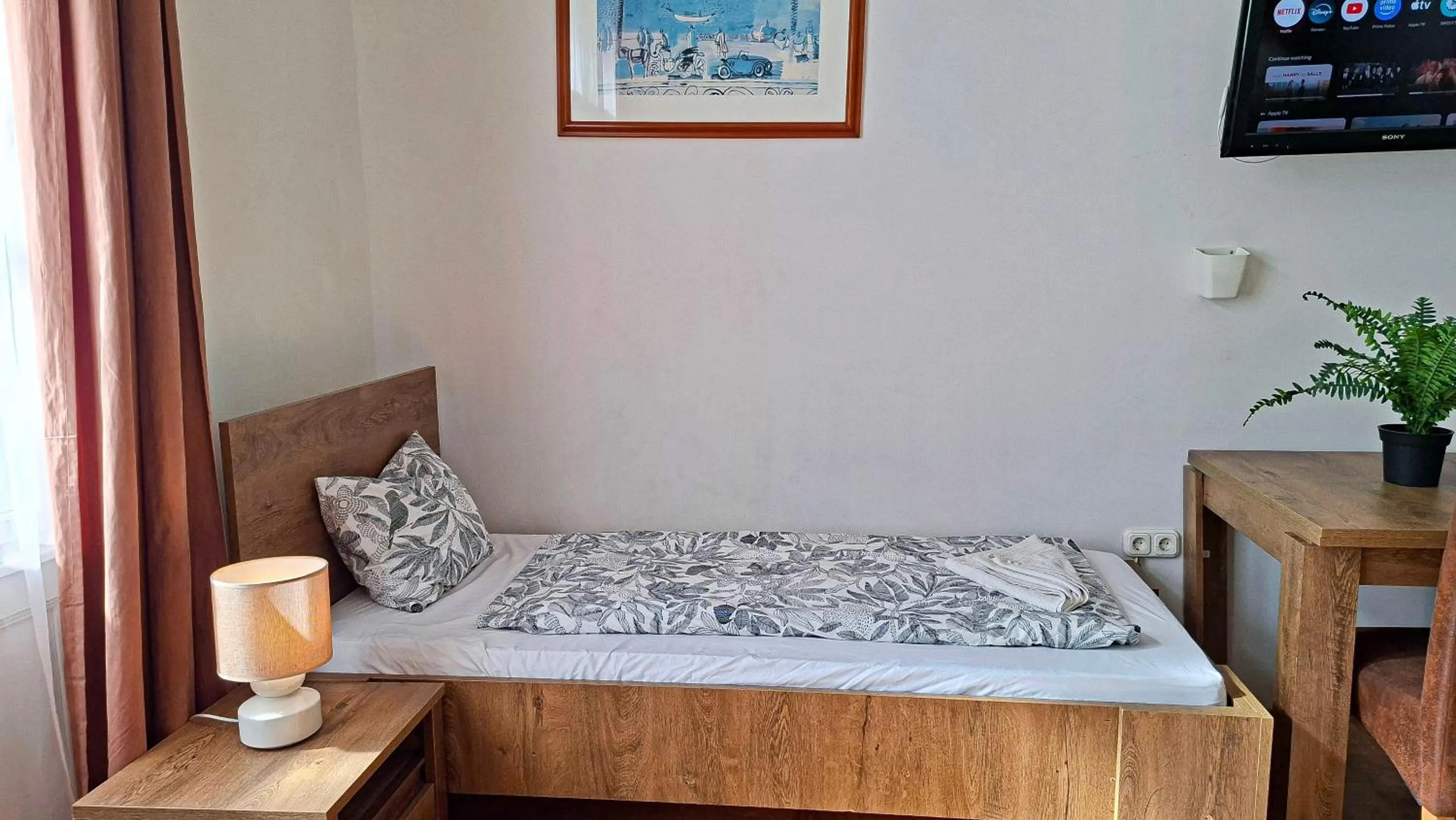 Bed in Black Sheep Budapest Smart Rooms