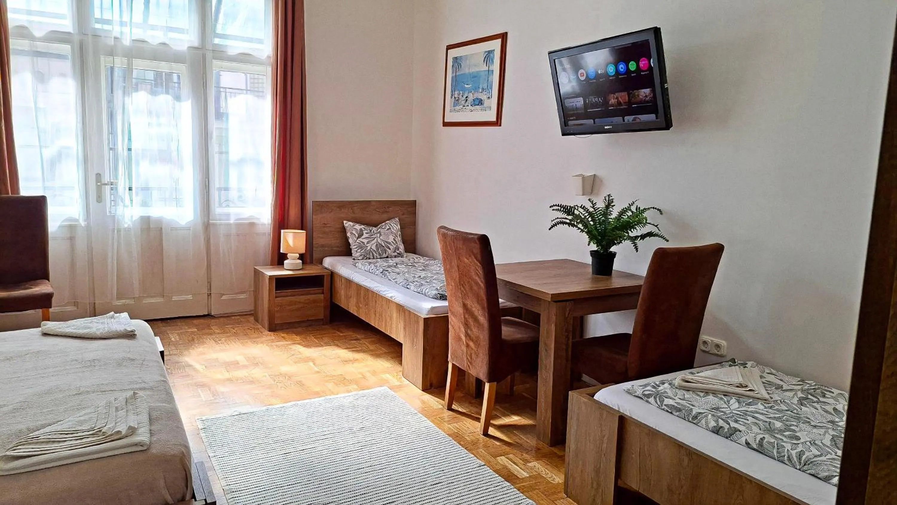 Bed in Black Sheep Budapest Smart Rooms