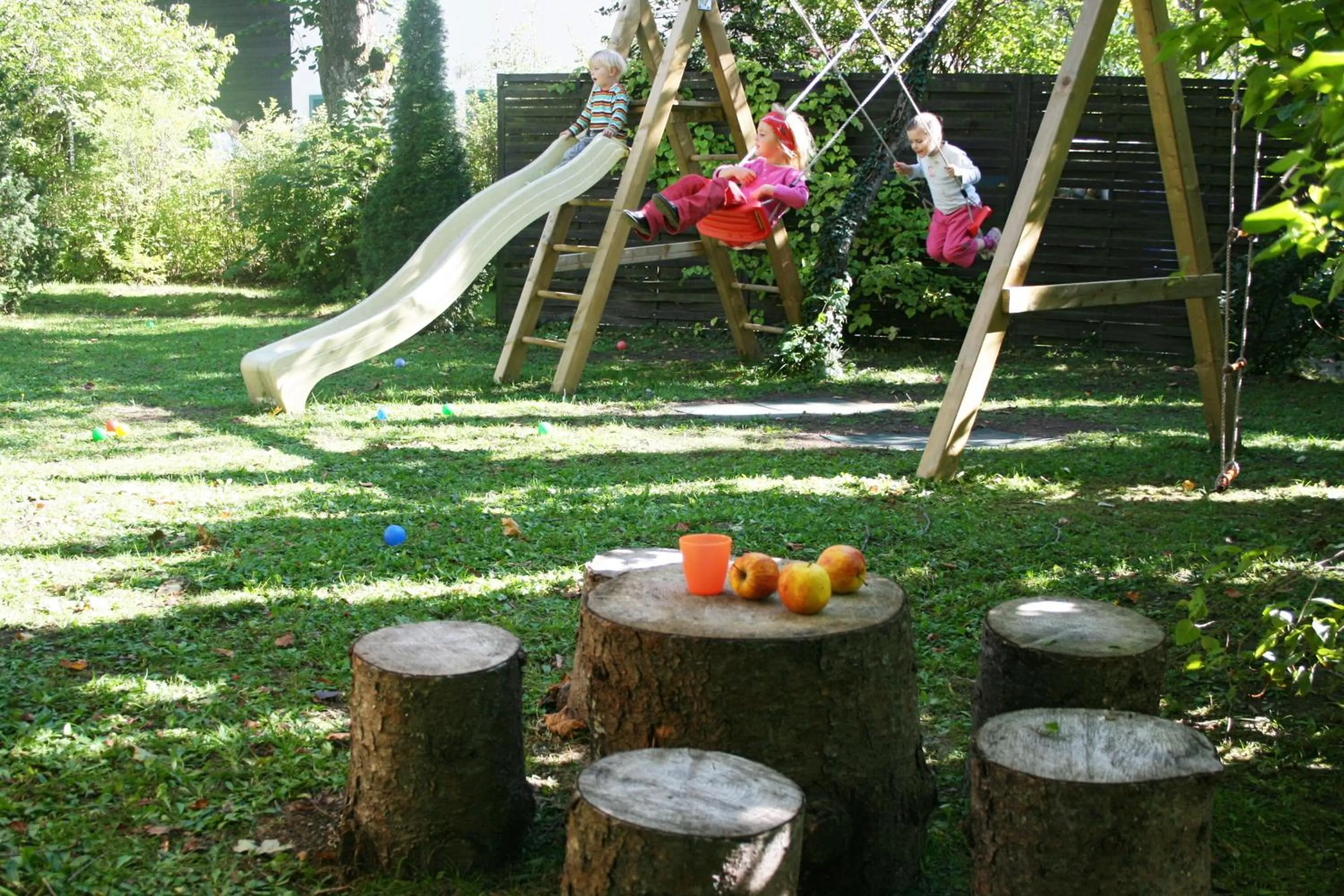 Children play ground in Bavaria Biohotel