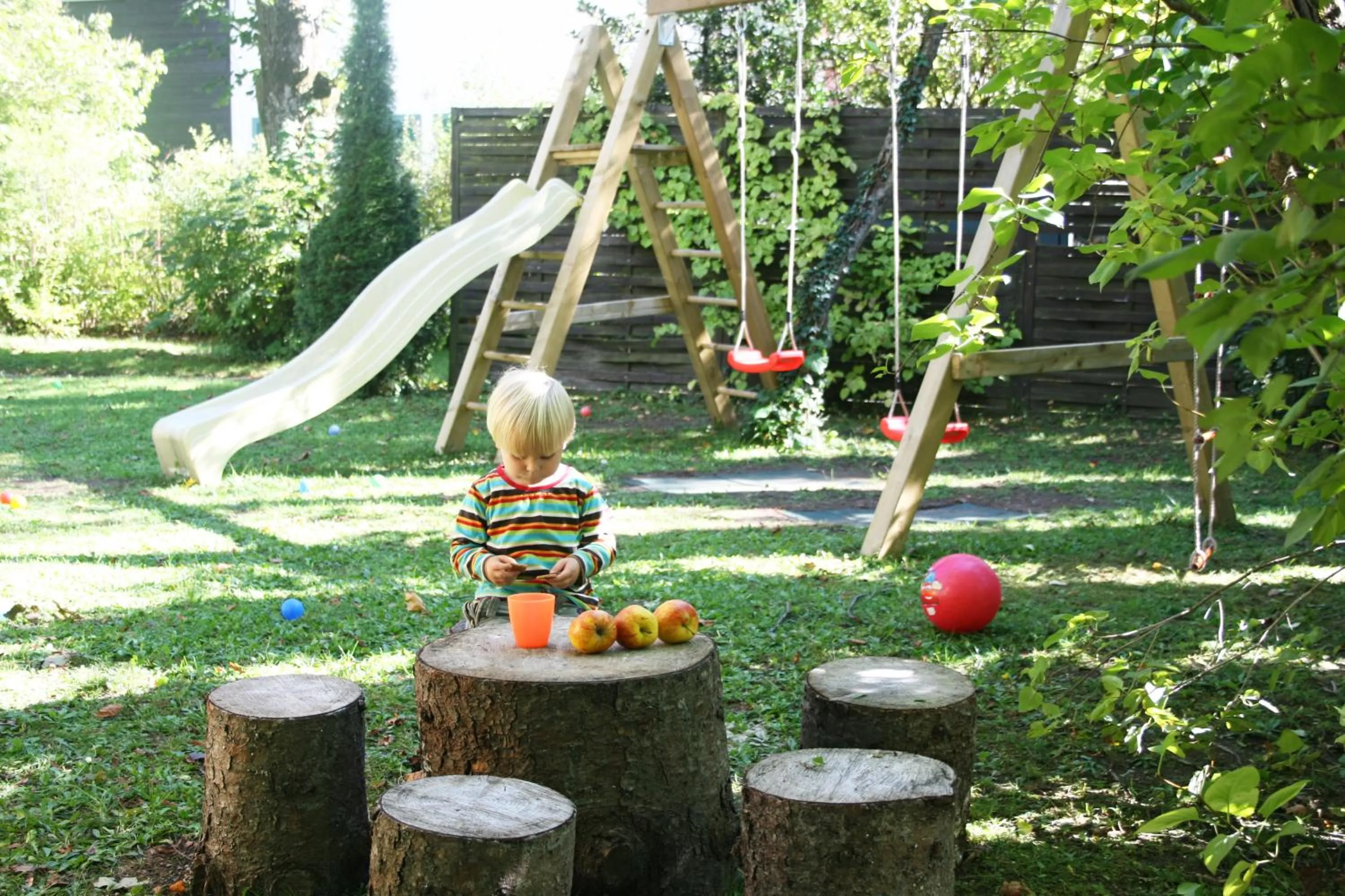 Children play ground in Bavaria Biohotel