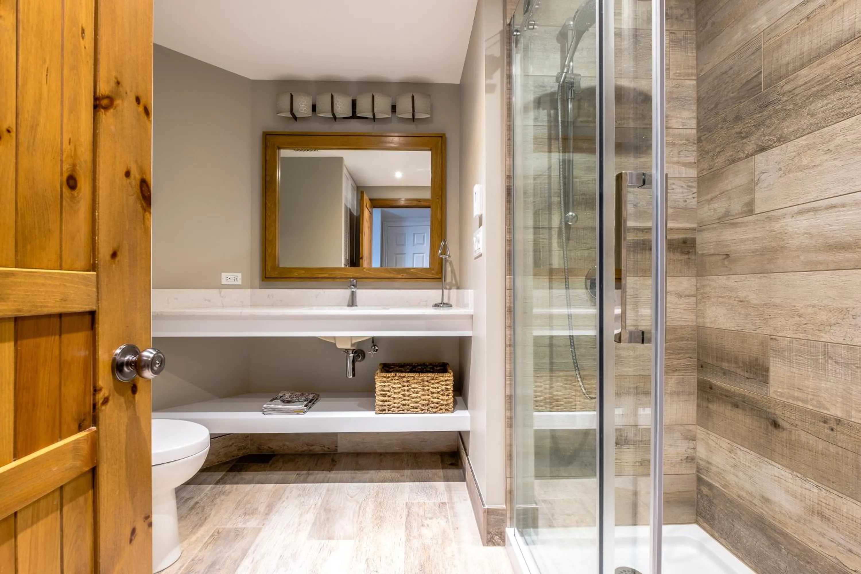 Bathroom in Les Falaises by Tremblant Platinum