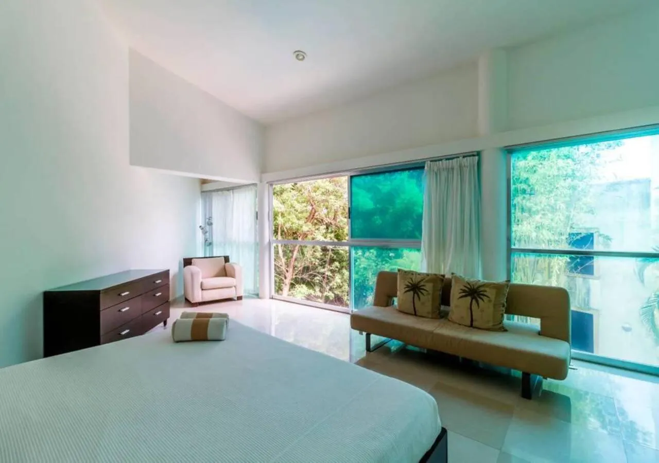 Bedroom, Bed in Private Pool Villa, Walk to Beach & 5th Ave