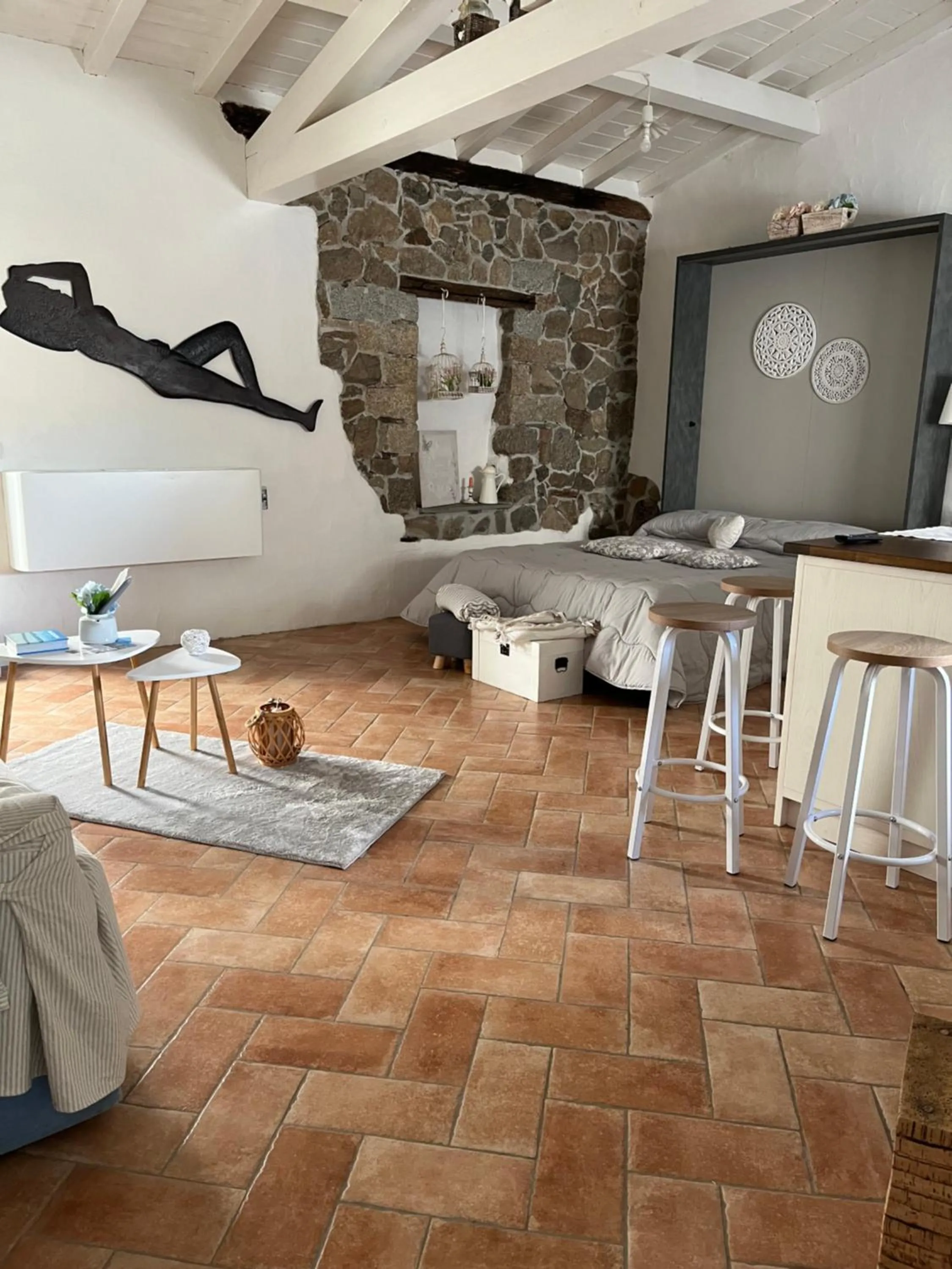 Kitchen or kitchenette in B&B Roseddu