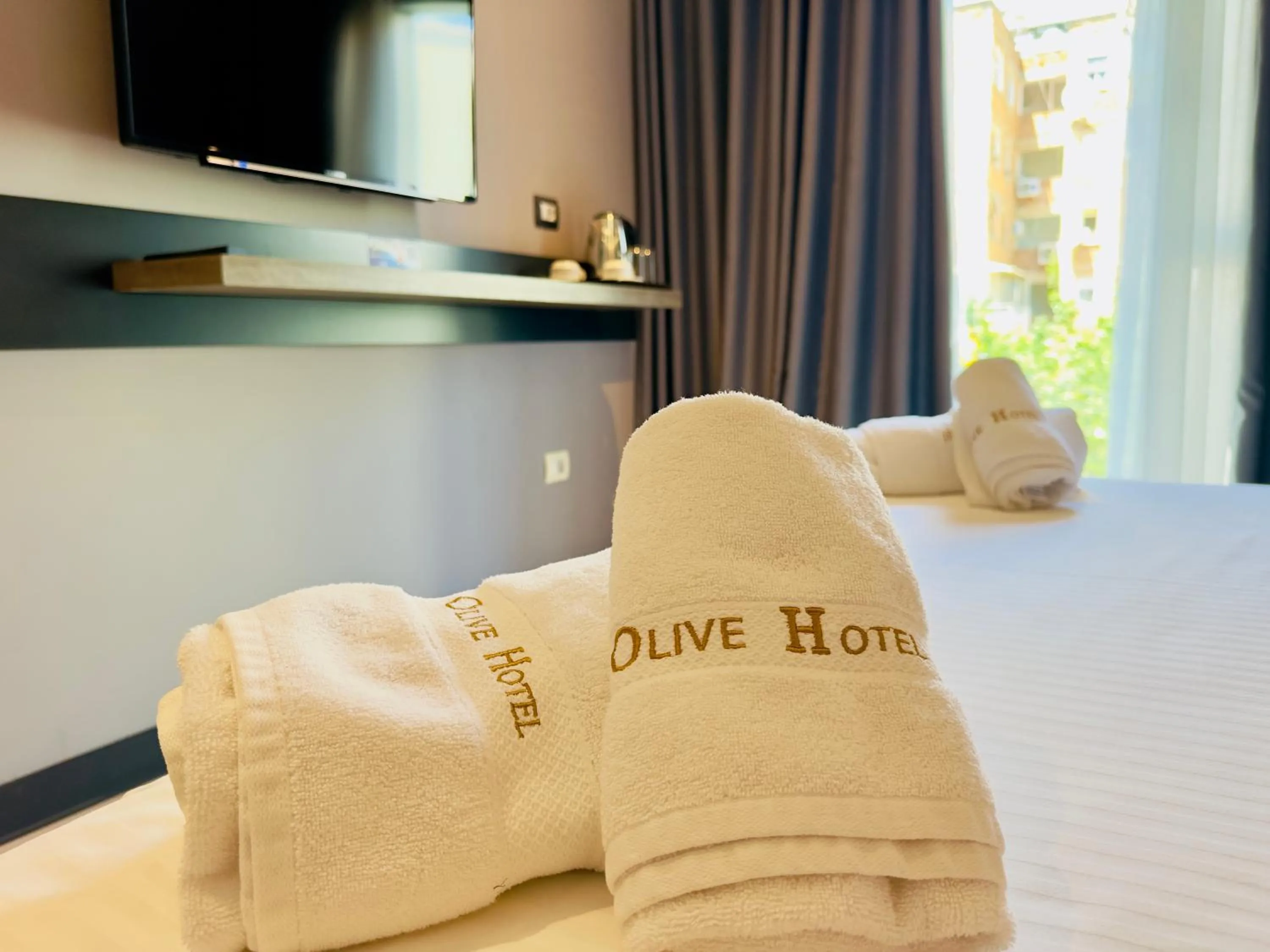 Bed in Hotel Olive