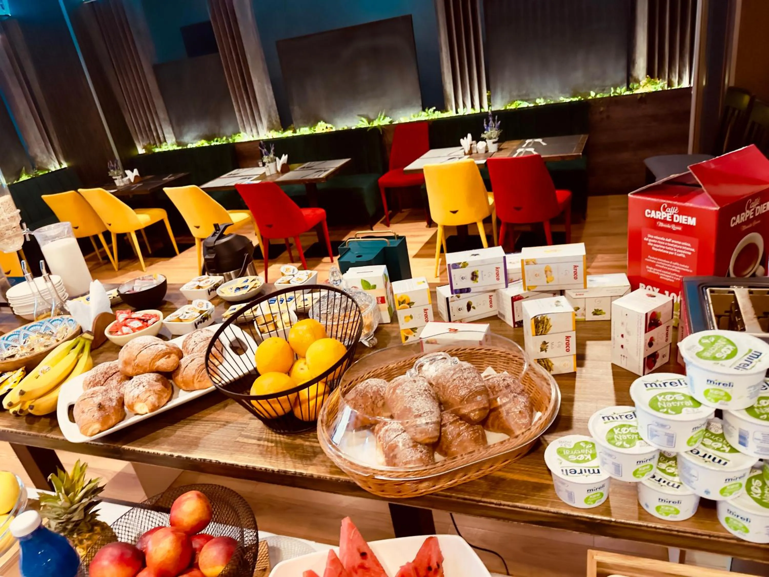 Food and drinks in Hotel Olive