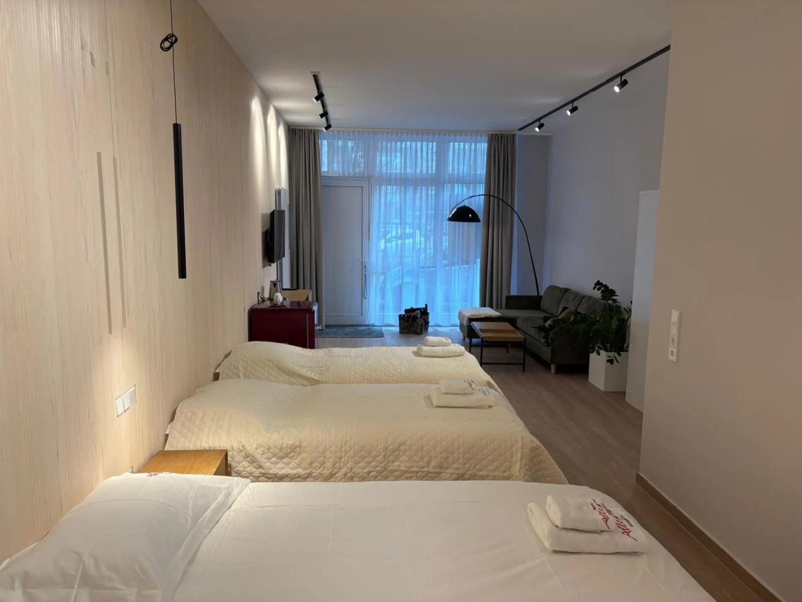 Bed in Hotel Allegra